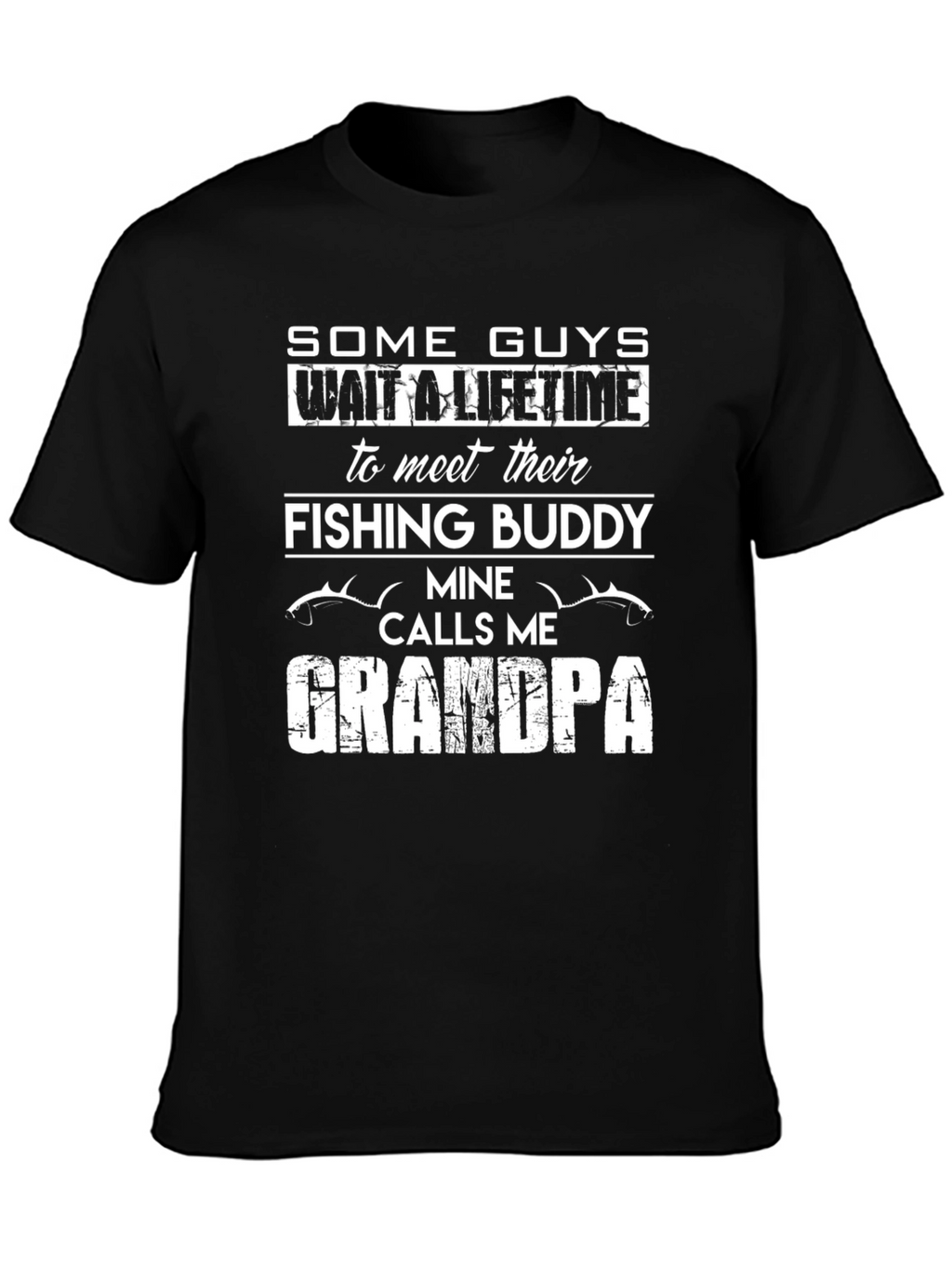 Fishing Buddy Grandpa Tee - Perfect Gift
