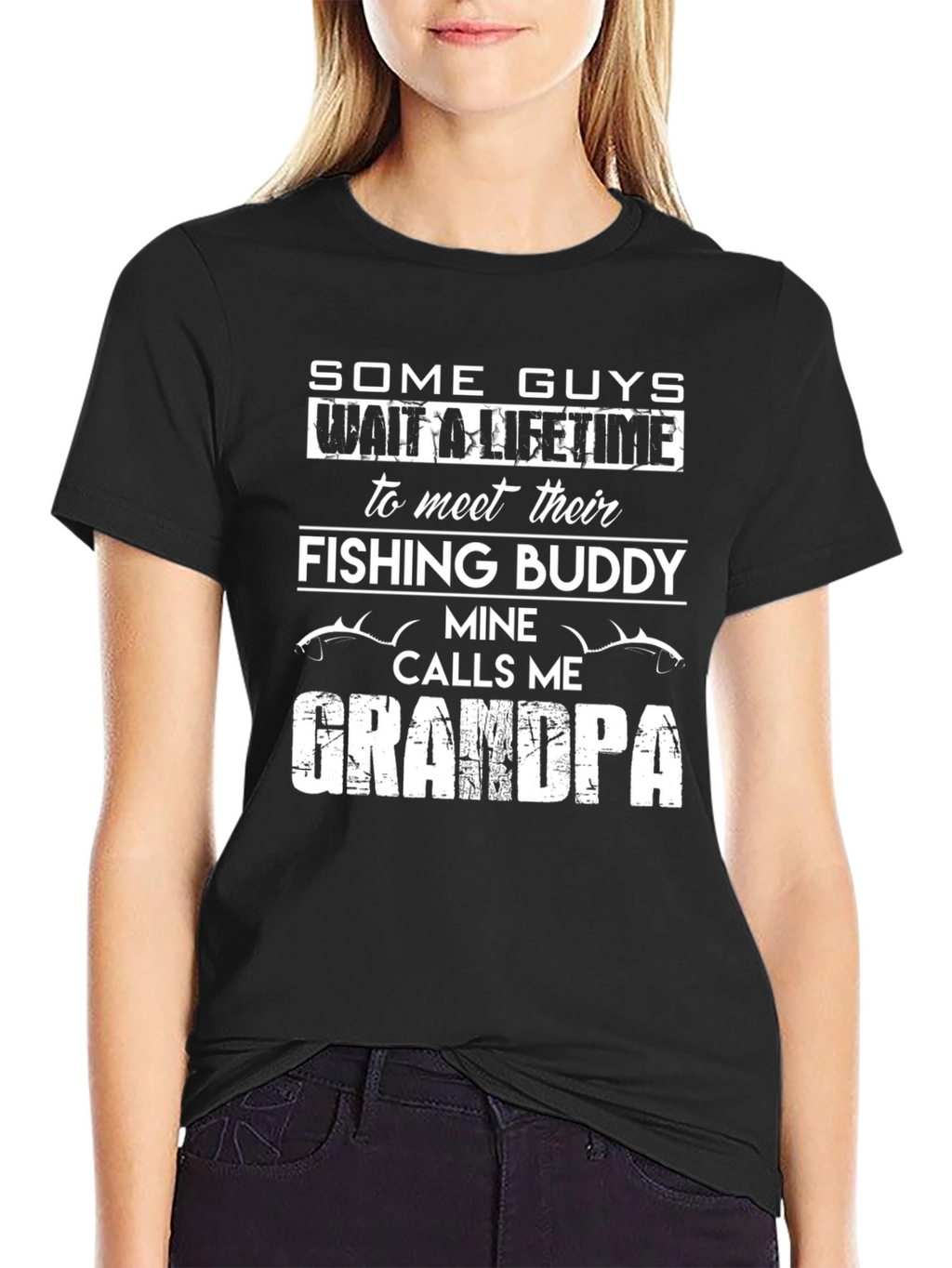 Fishing Buddy Grandpa Tee - Perfect Gift