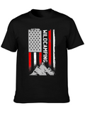 Wildcamping USA Flag T-Shirt