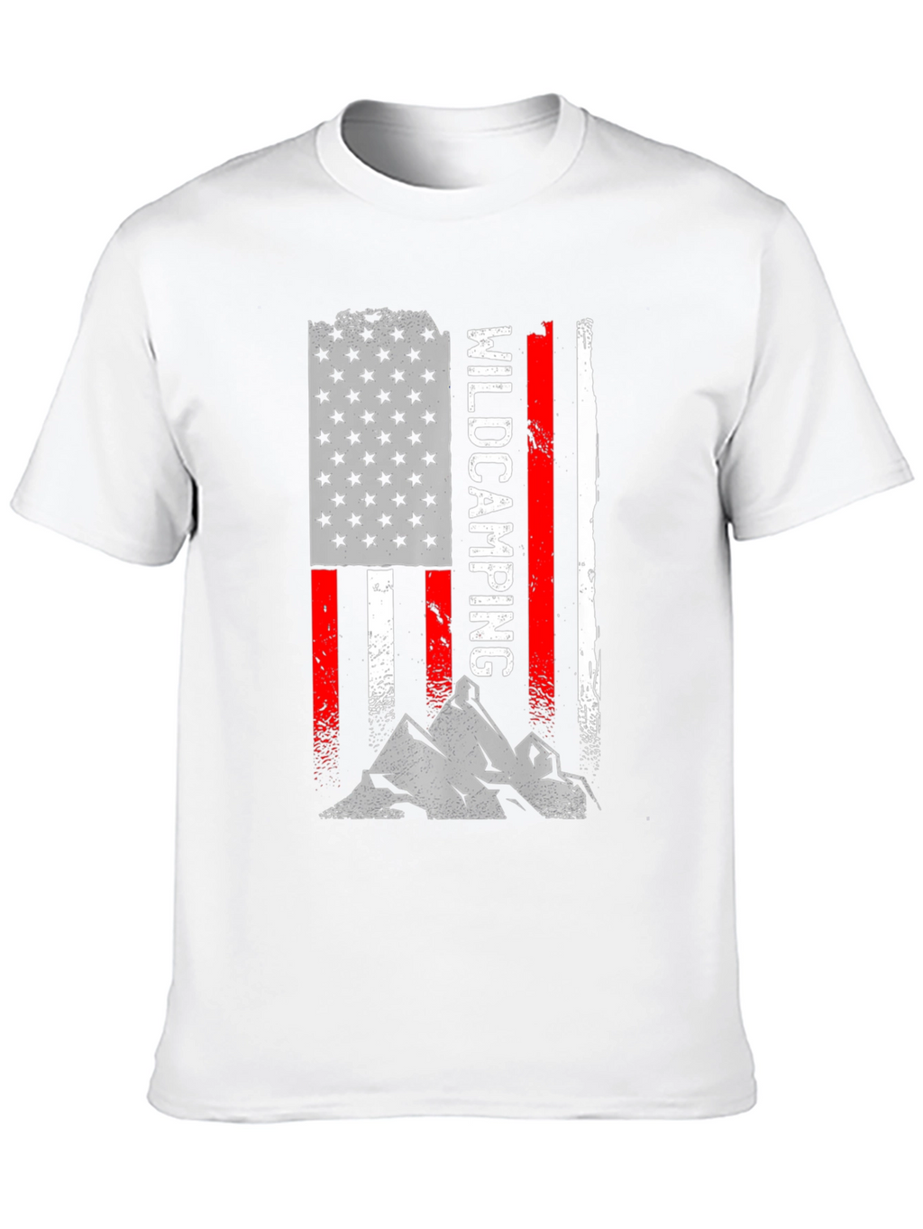 Wildcamping USA Flag T-Shirt