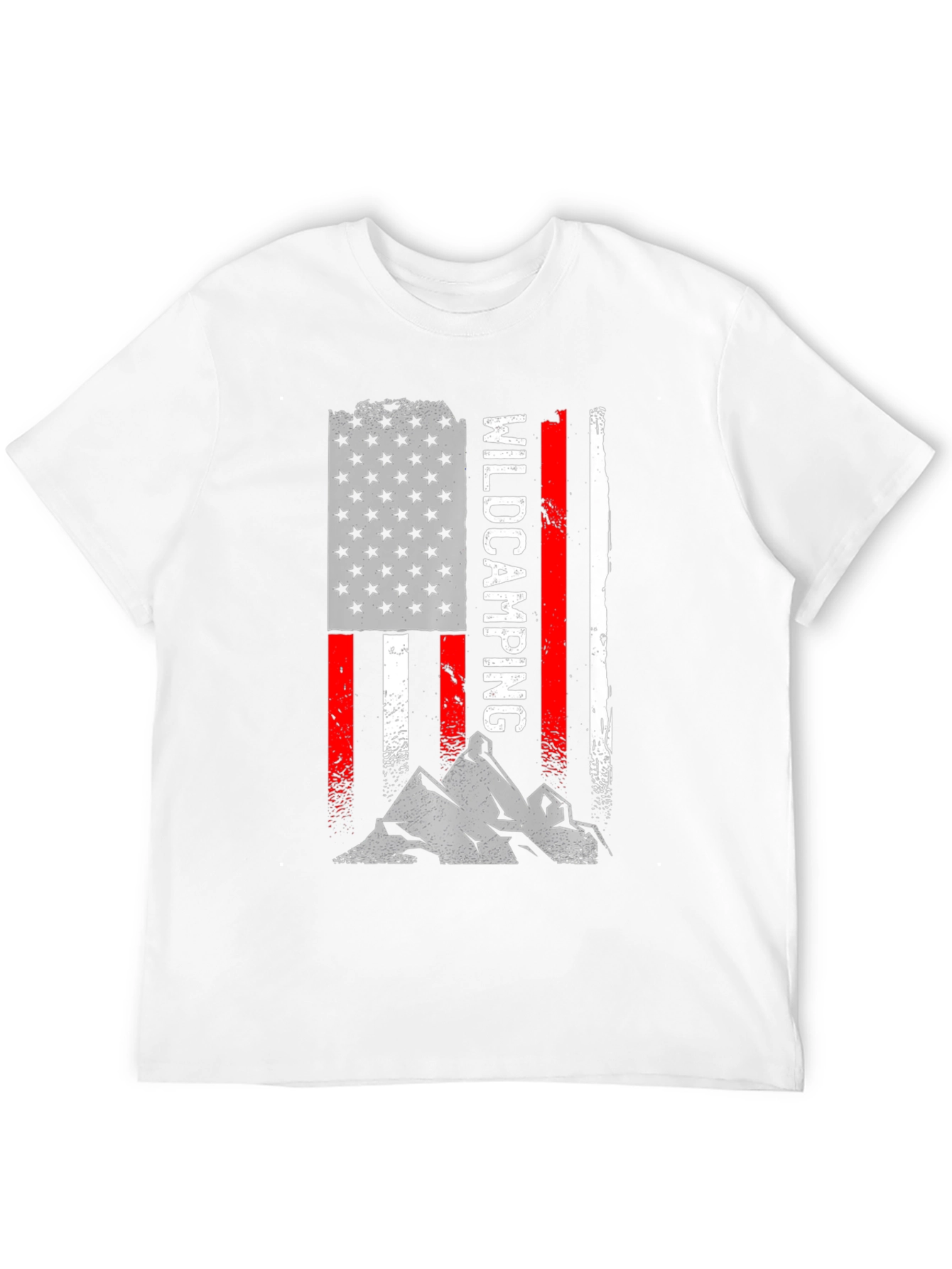 Wildcamping USA Flag T-Shirt