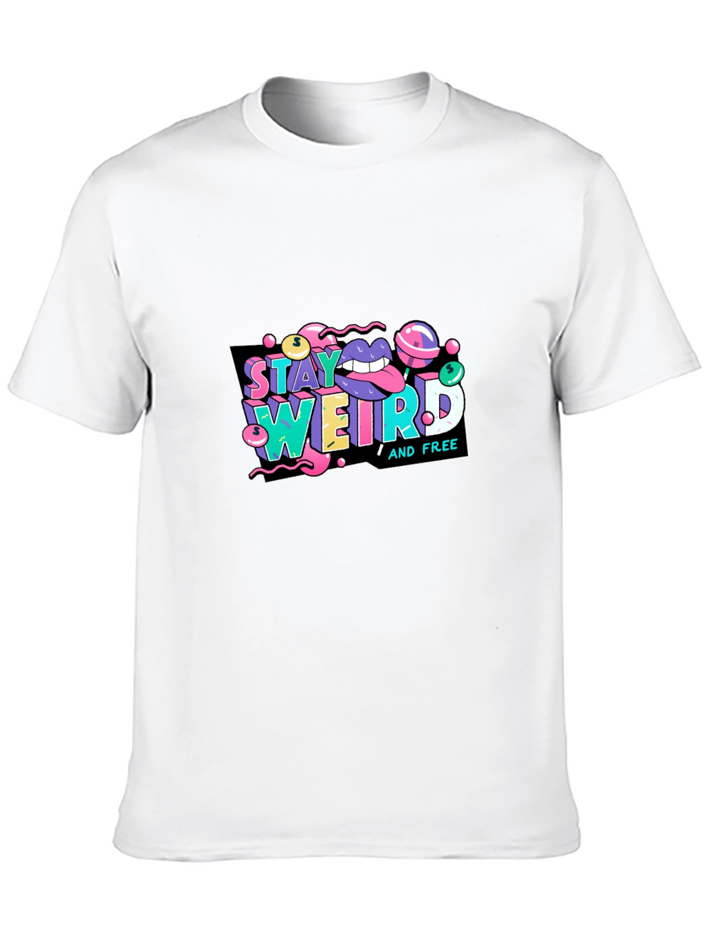 Stay Weird Graphic Tee - Unique Design