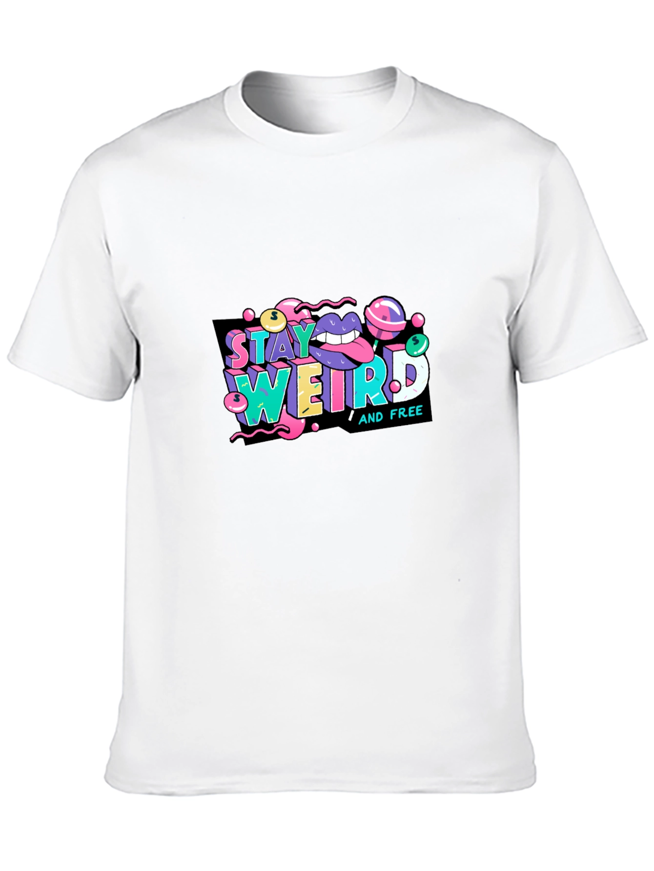 Stay Weird Graphic Tee - Unique Design
