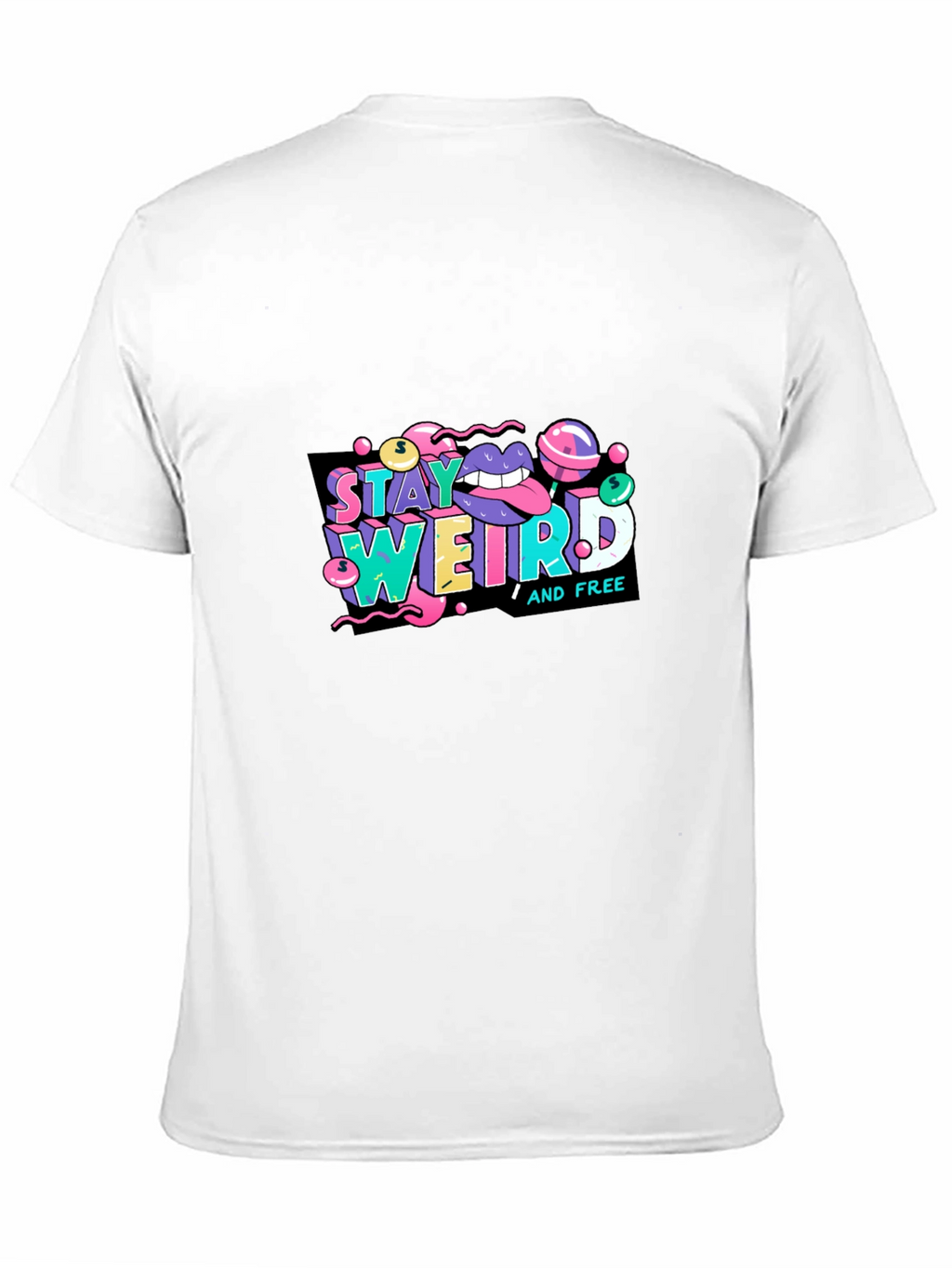 Stay Weird Graphic Tee - Unique Design
