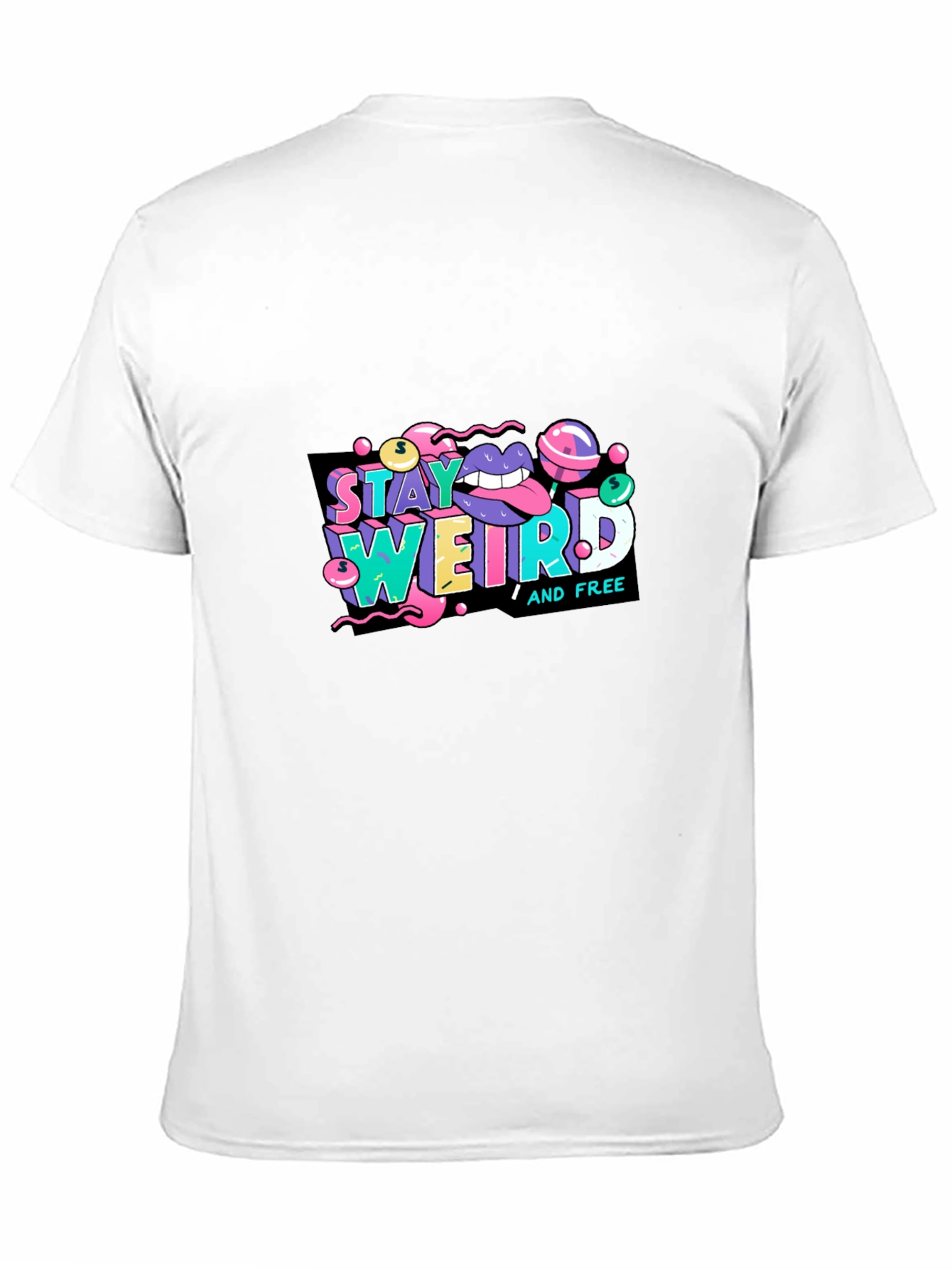 Stay Weird Graphic Tee - Unique Design