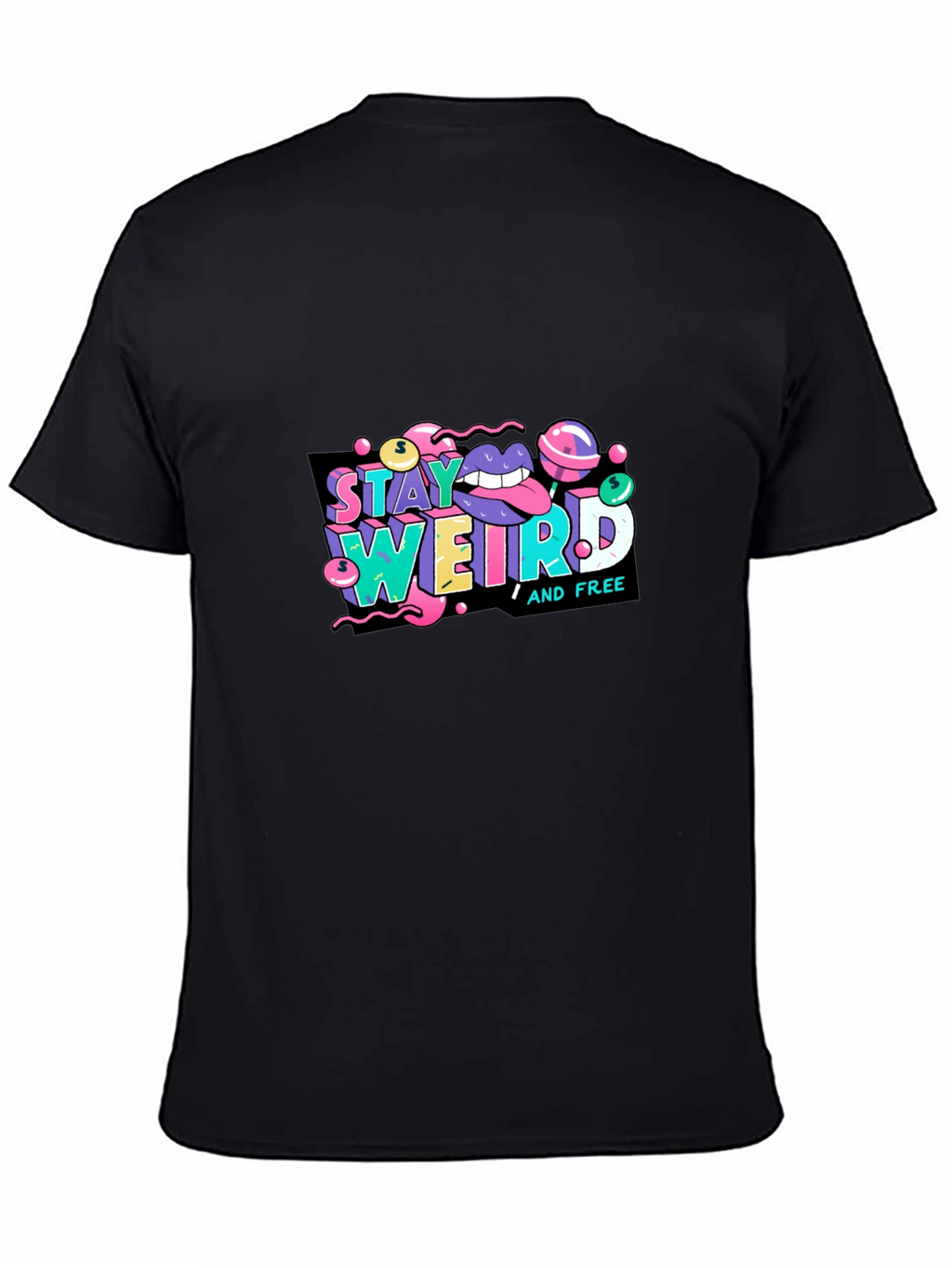 Stay Weird Graphic Tee - Unique Design