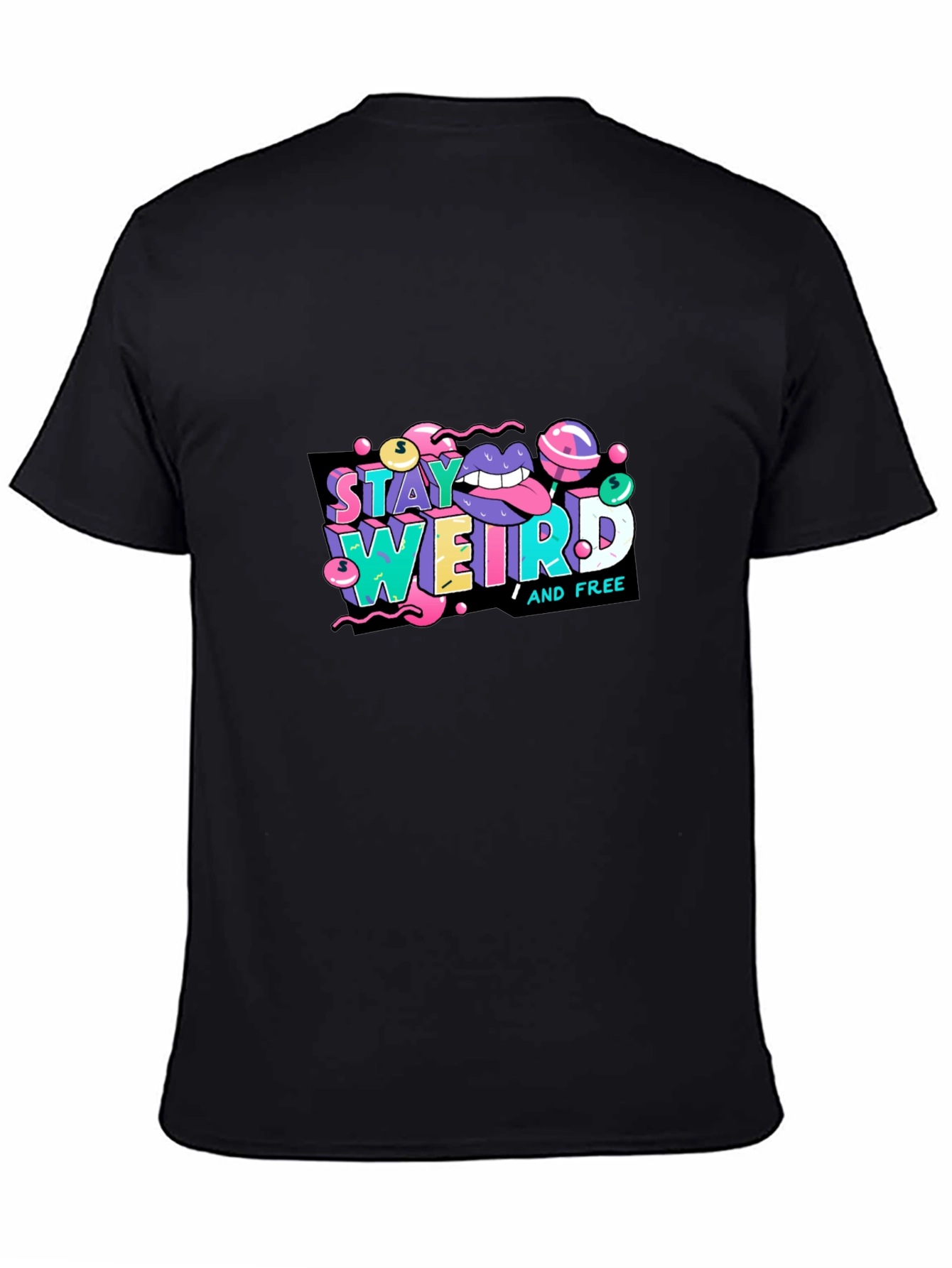 Stay Weird Graphic Tee - Unique Design