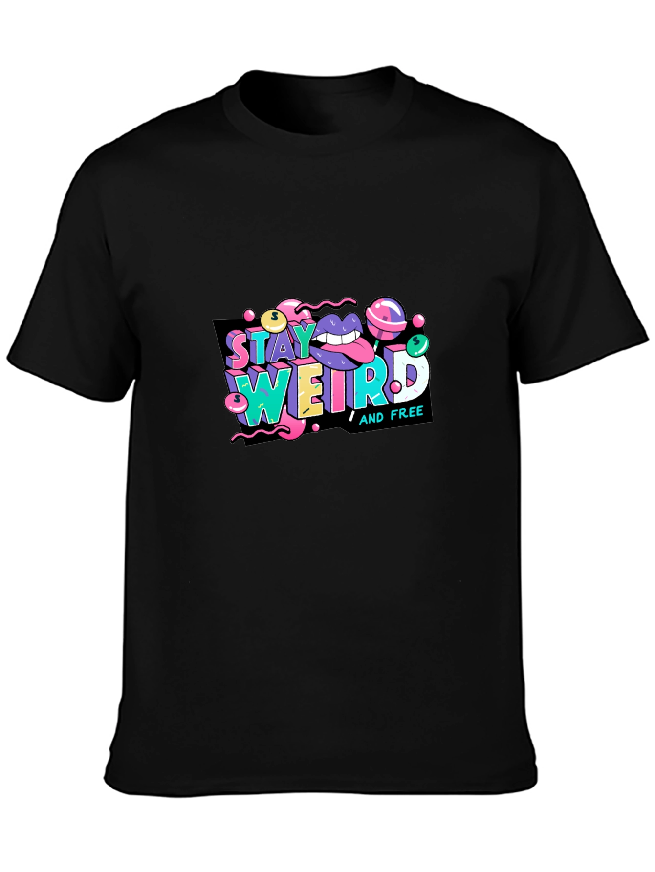 Stay Weird Graphic Tee - Unique Design