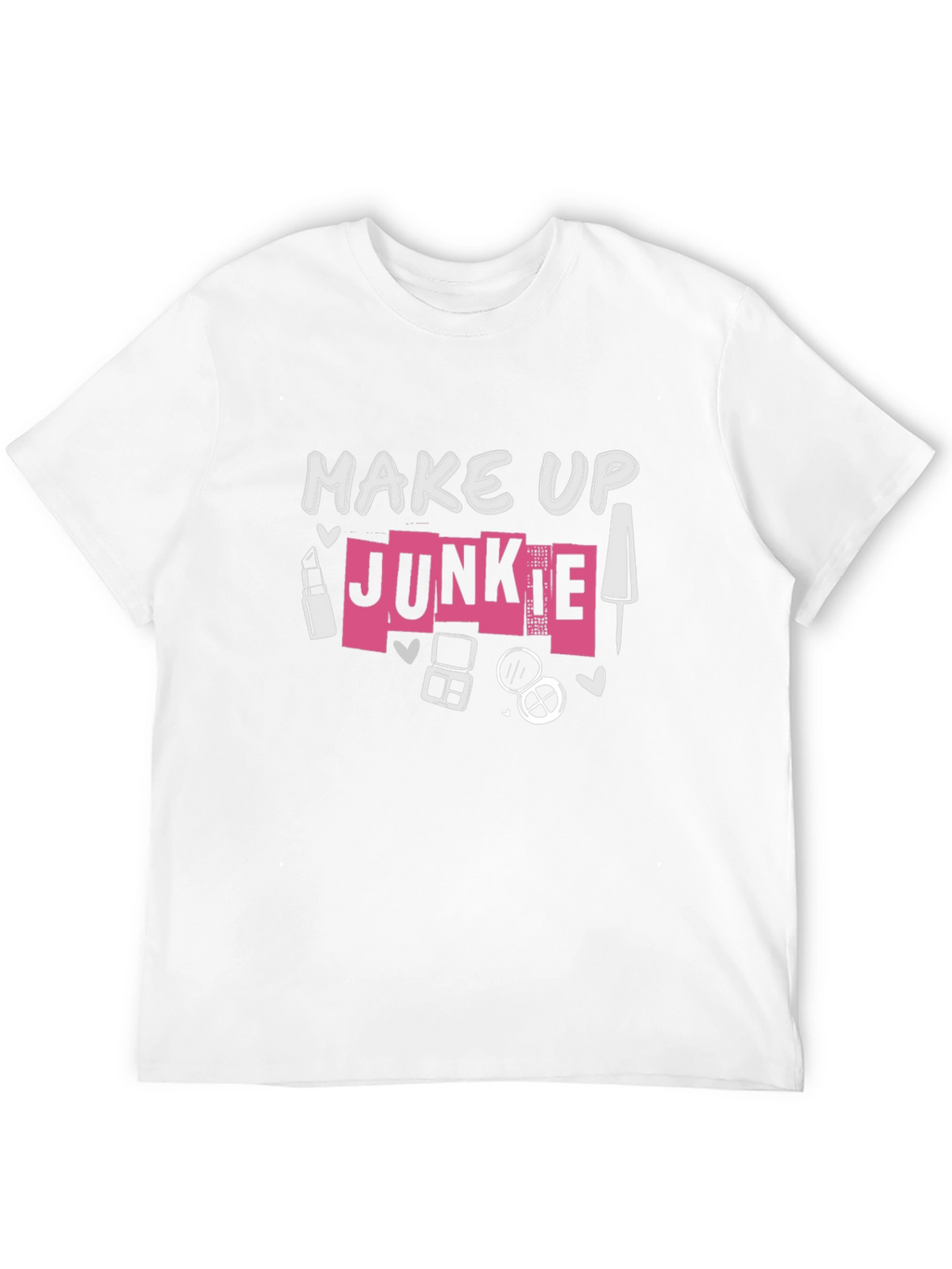Make Up Junkie Black T-Shirt