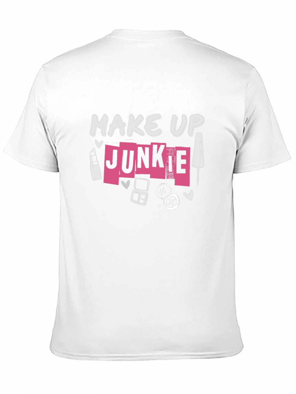 Make Up Junkie Black T-Shirt