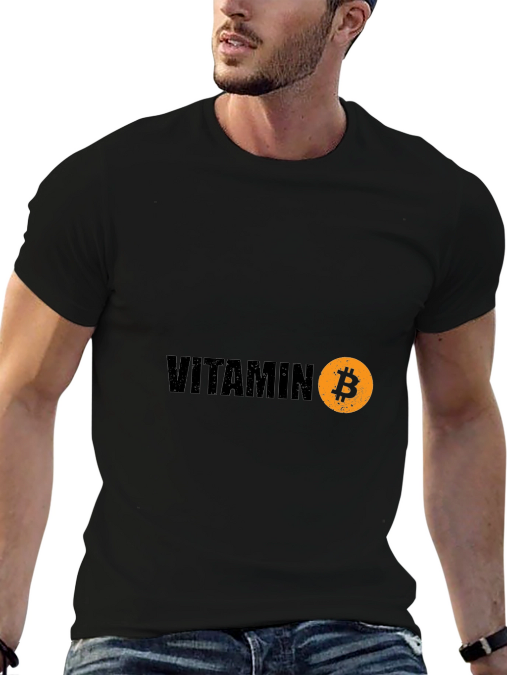 Vitamin B Bitcoin Black T-Shirt