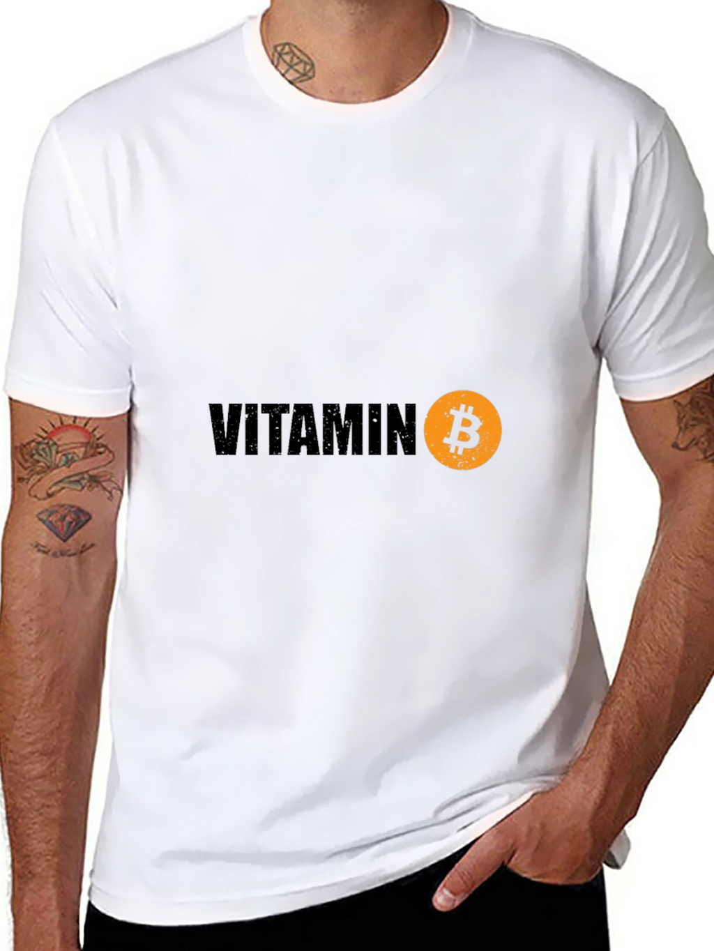 Vitamin B Bitcoin Black T-Shirt