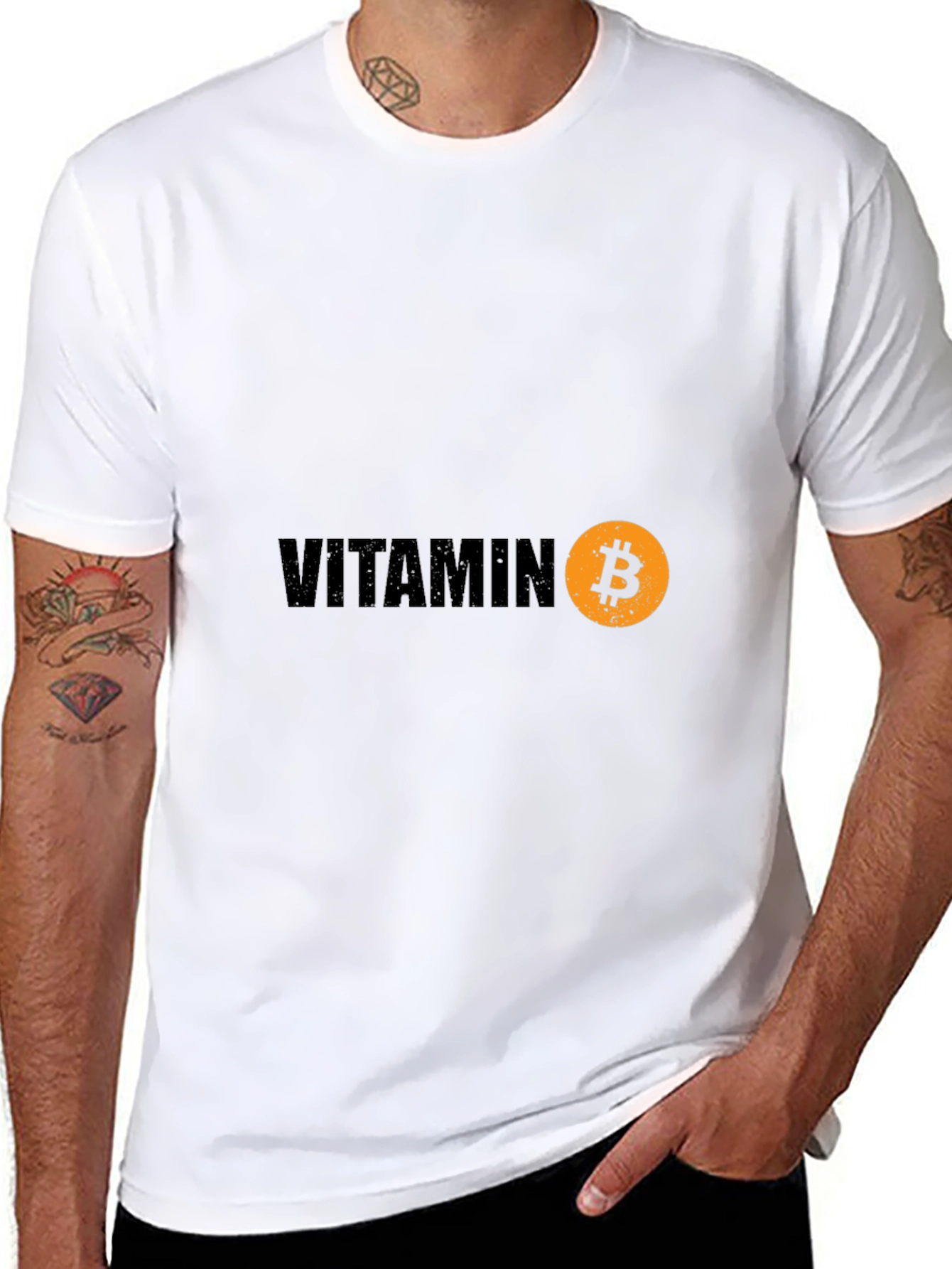 Vitamin B Bitcoin Black T-Shirt
