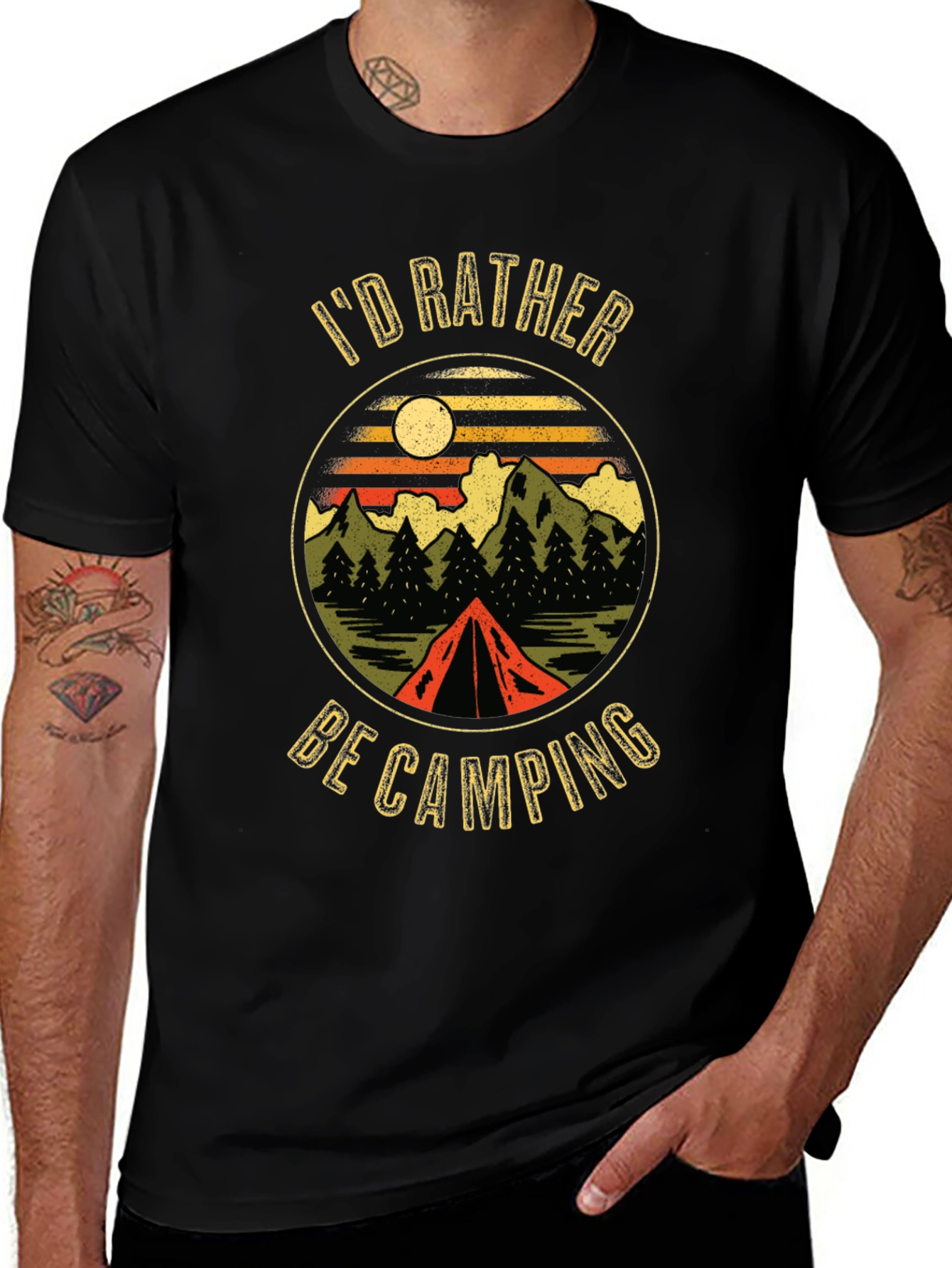 Camping Graphic T-Shirt
