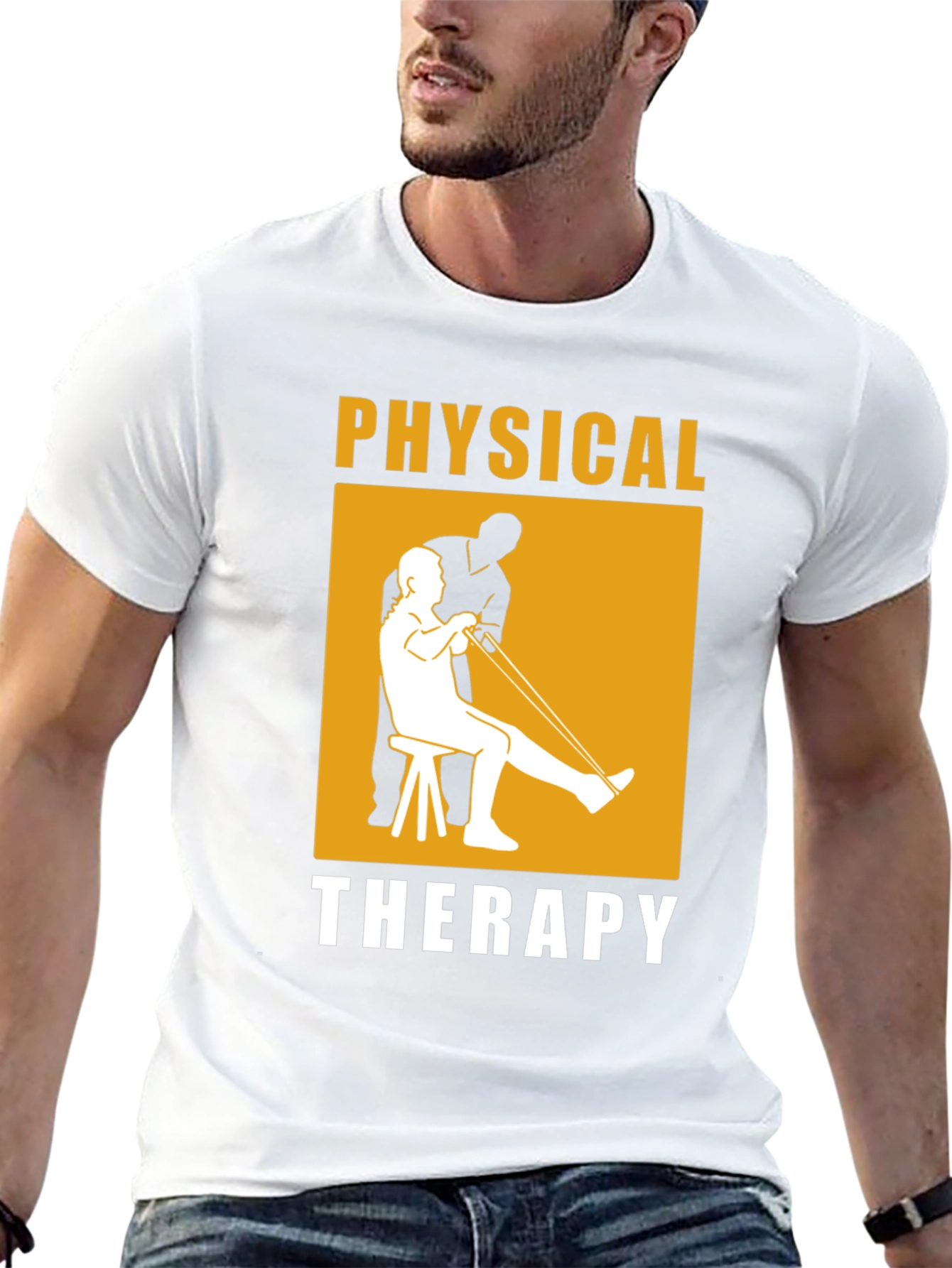 Physical Therapy Black Graphic T-Shirt