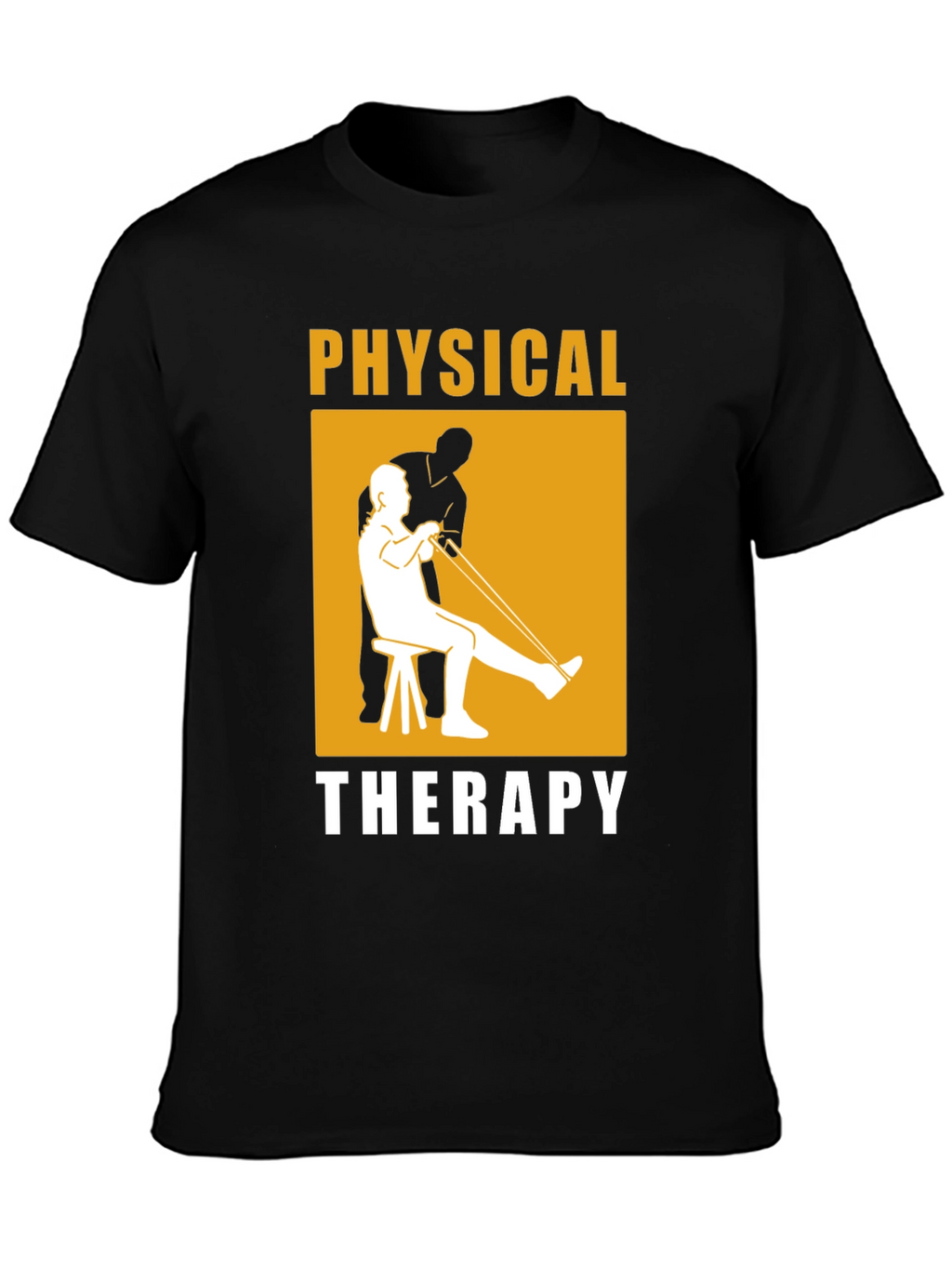 Physical Therapy Black Graphic T-Shirt