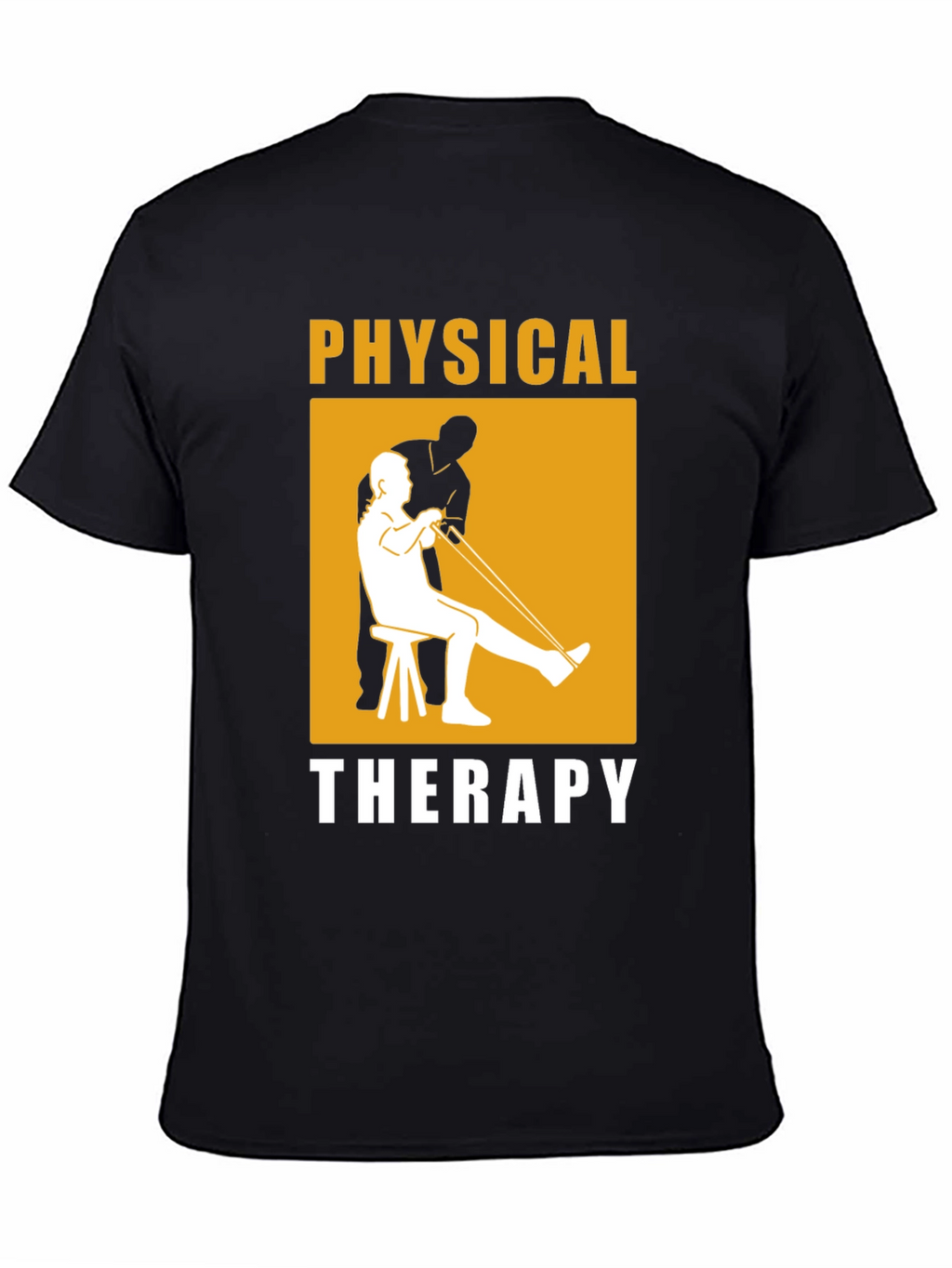 Physical Therapy Black Graphic T-Shirt