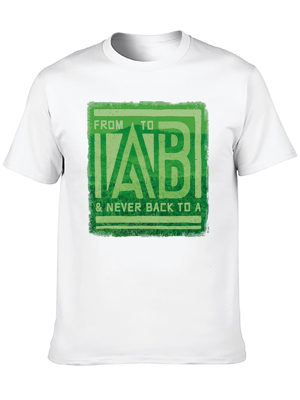 From B to LAB Mens Black T-Shirt