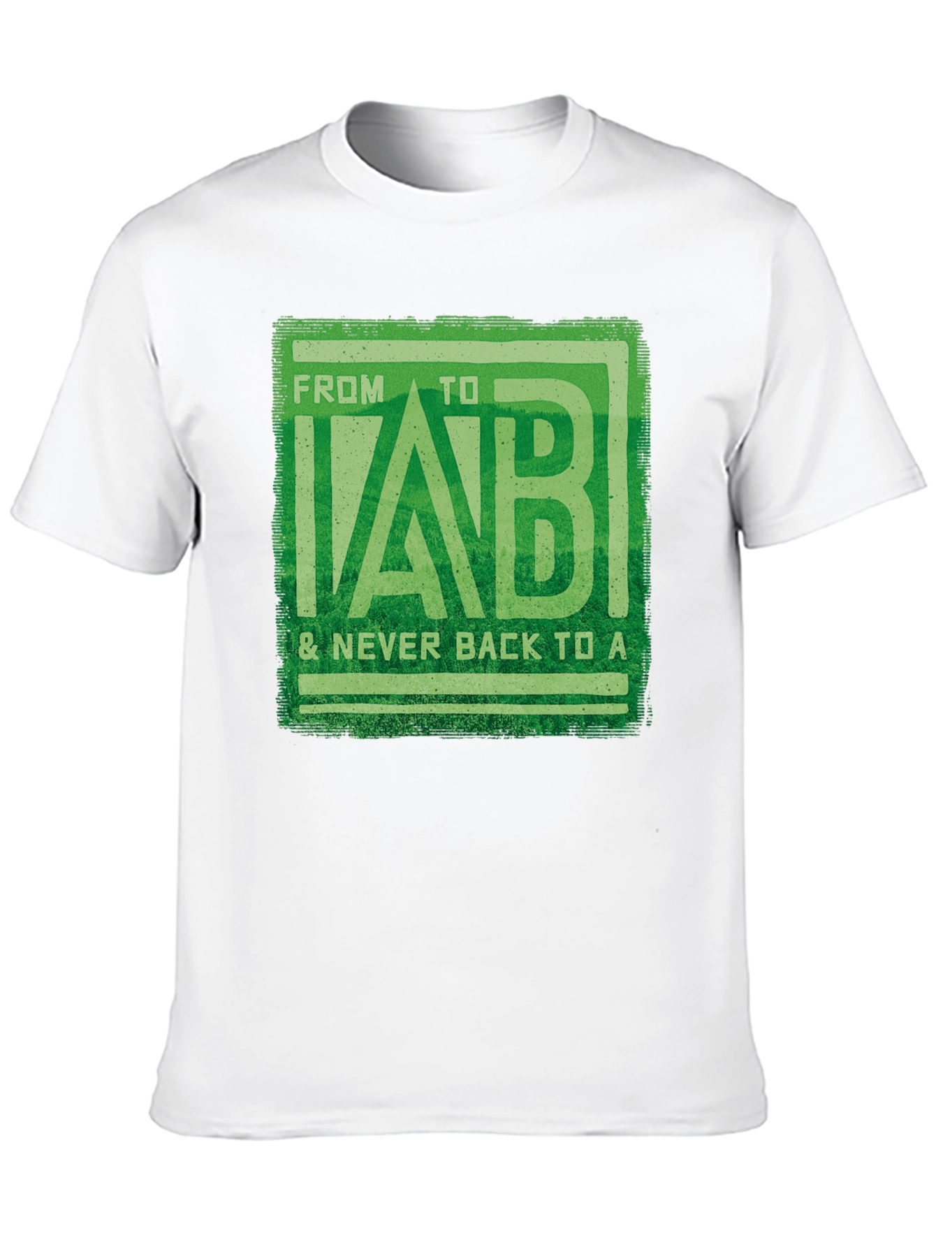 From B to LAB Mens Black T-Shirt