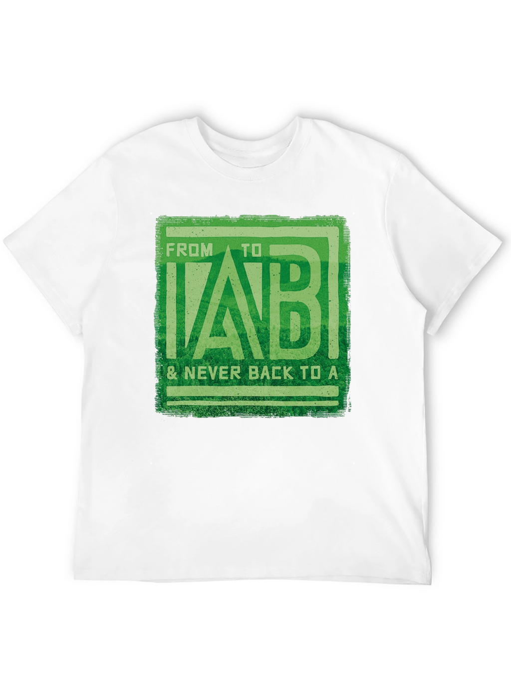 From B to LAB Mens Black T-Shirt