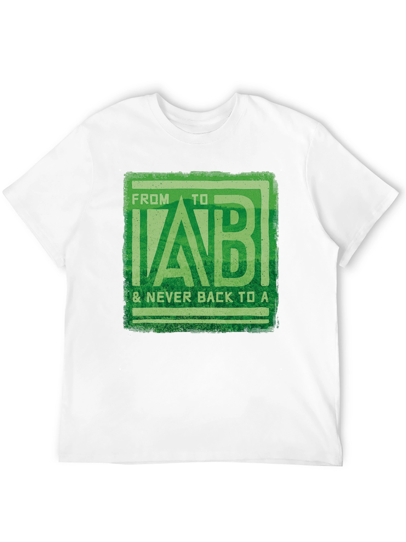 From B to LAB Mens Black T-Shirt