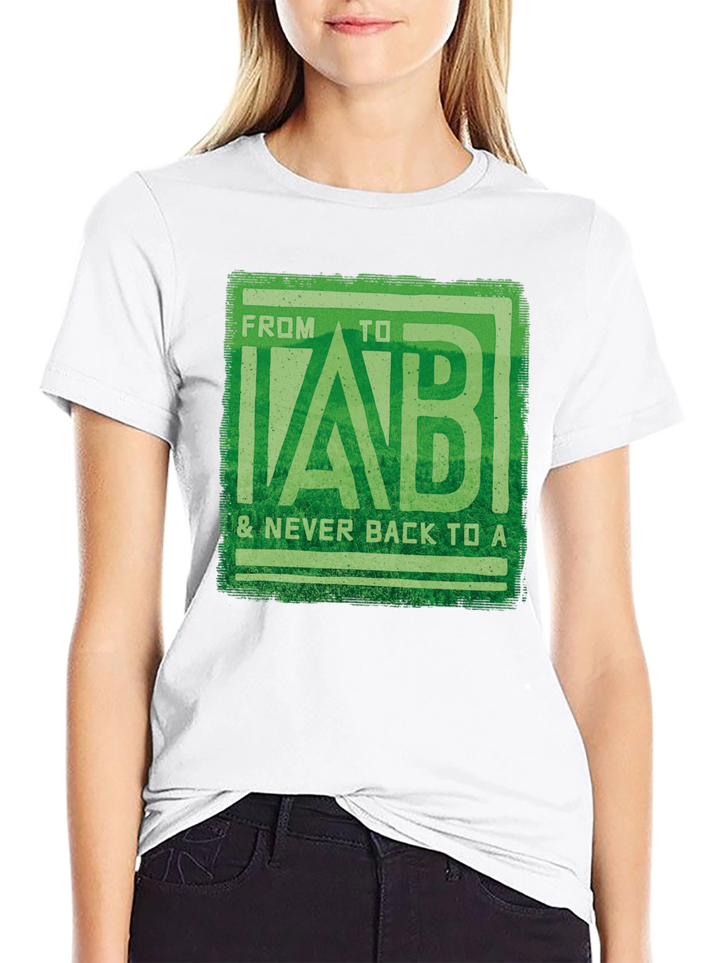 From B to LAB Mens Black T-Shirt