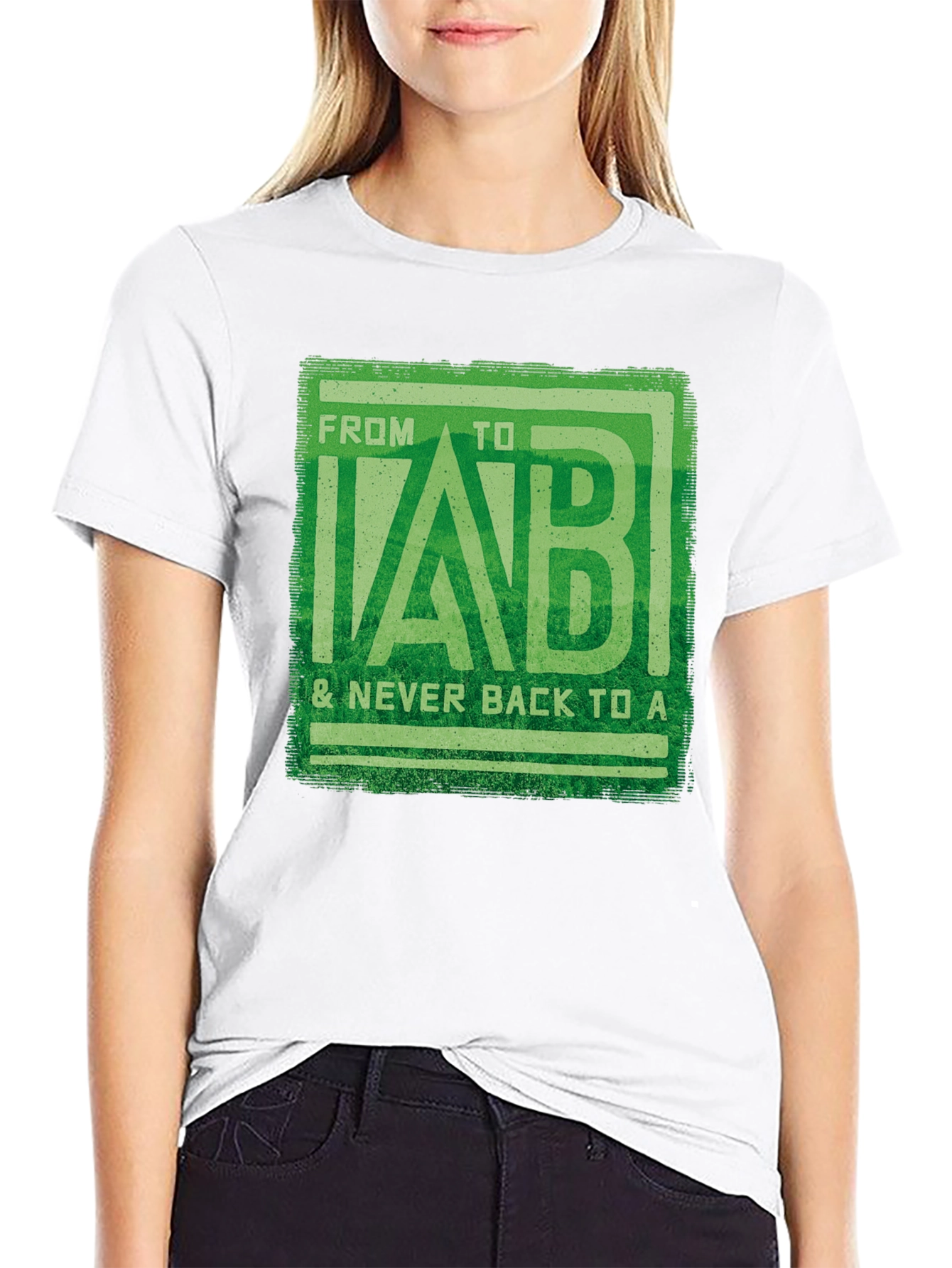 From B to LAB Mens Black T-Shirt