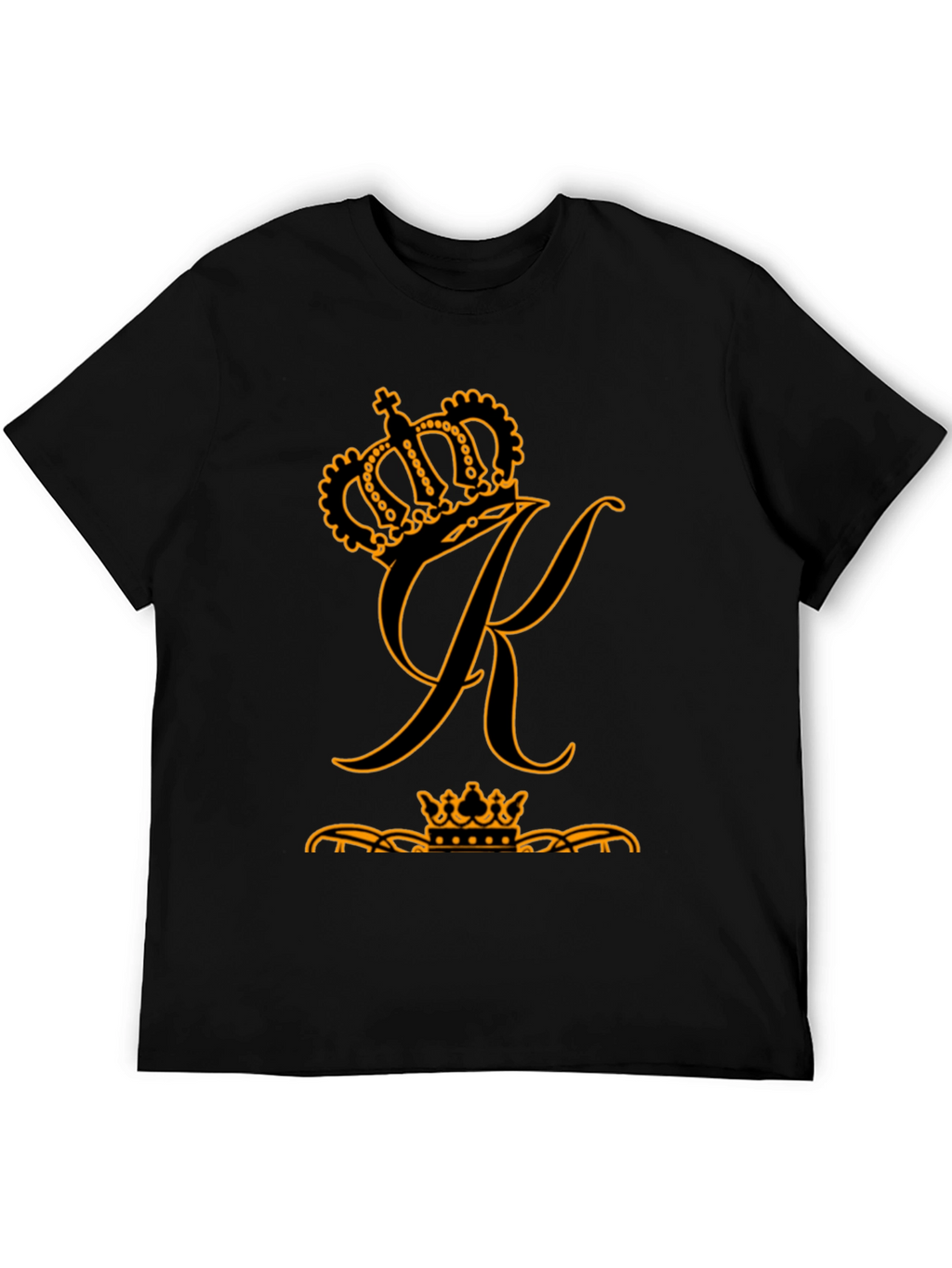 Crown K Graphic Black T-Shirt