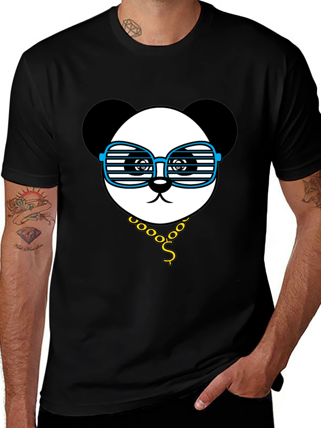 Cool Panda T-Shirt - Hip Hop Style