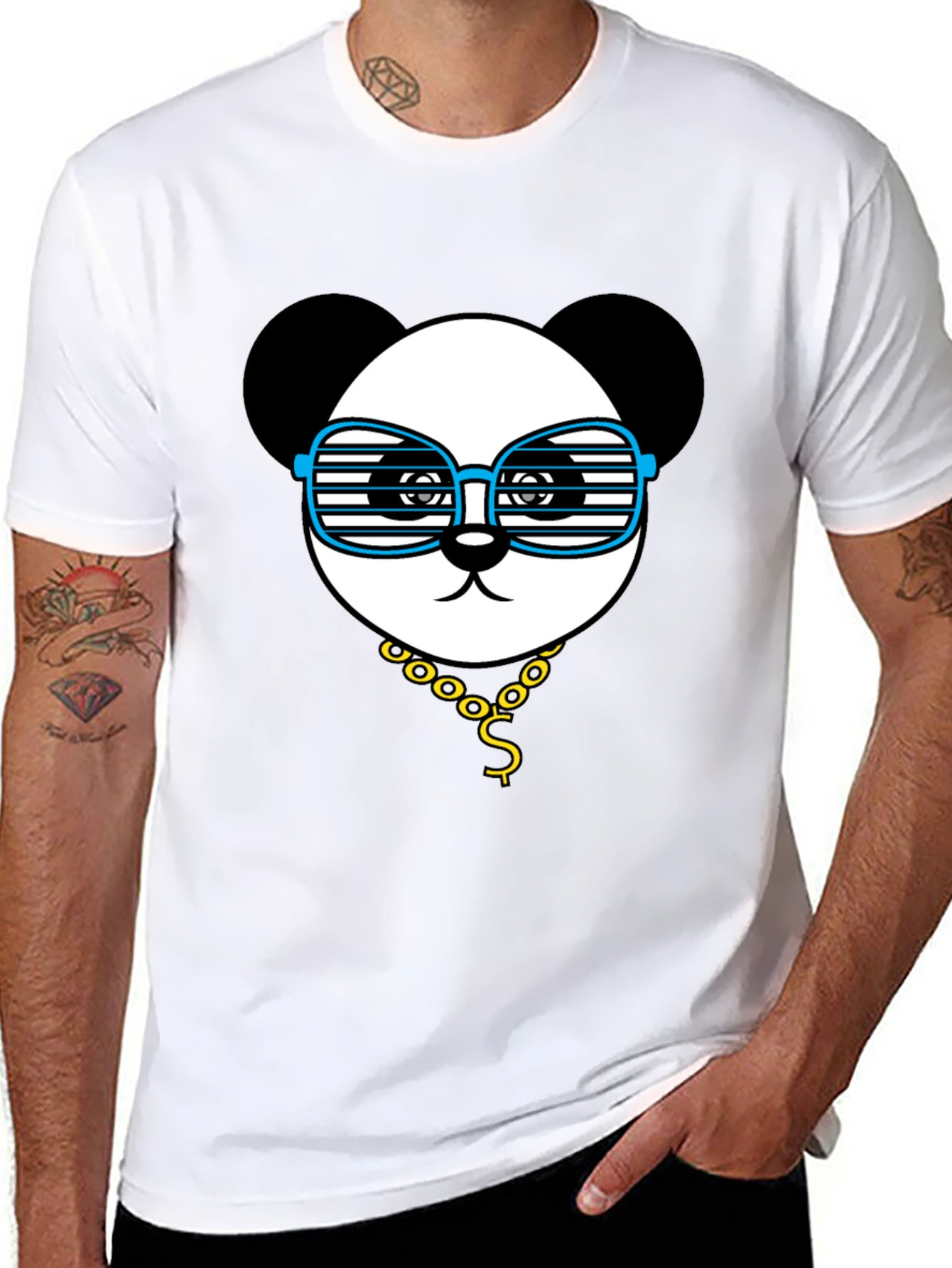 Cool Panda T-Shirt - Hip Hop Style