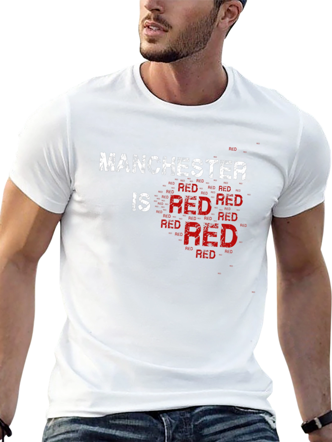 Manchester is Red Graphic Tee