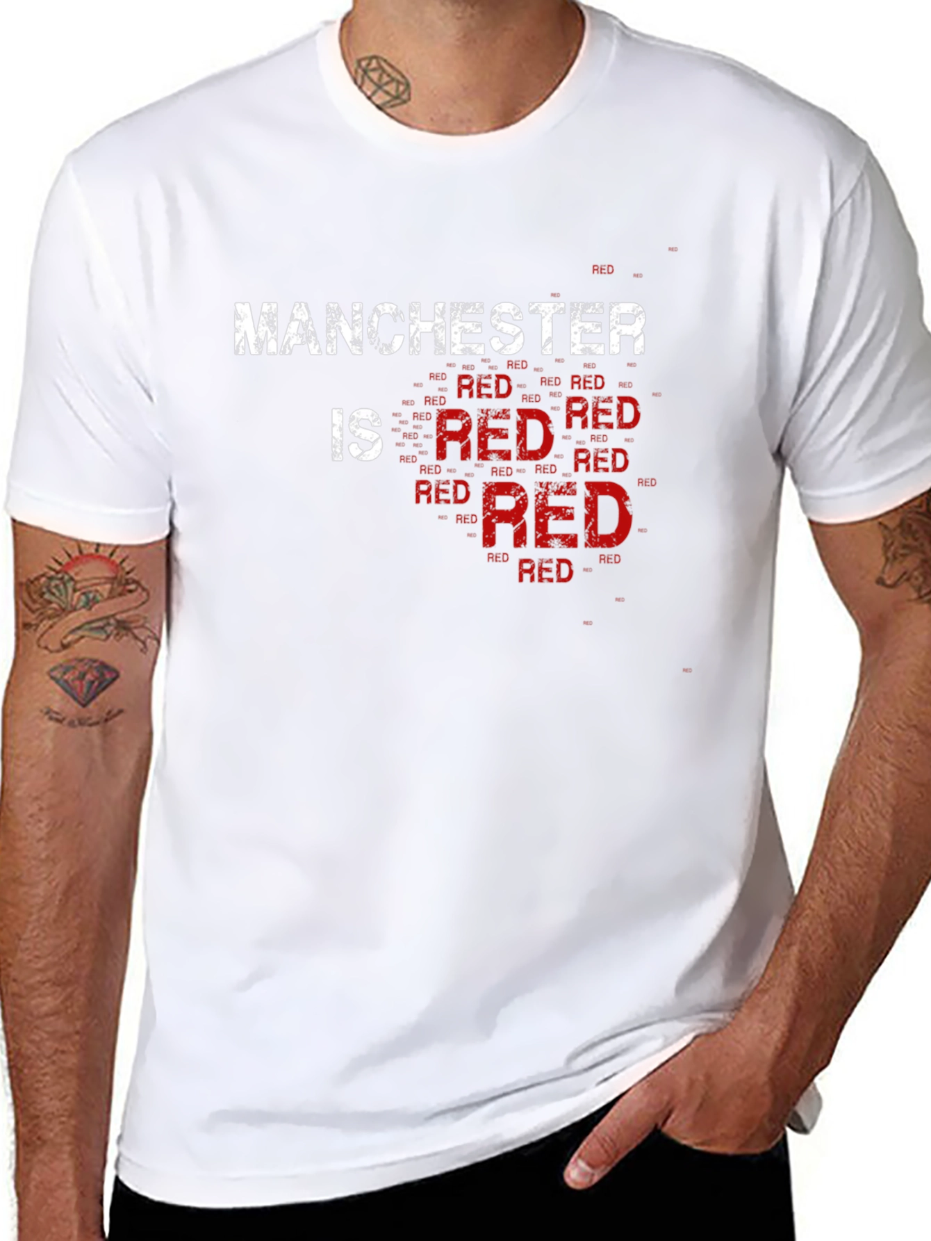 Manchester is Red Graphic Tee