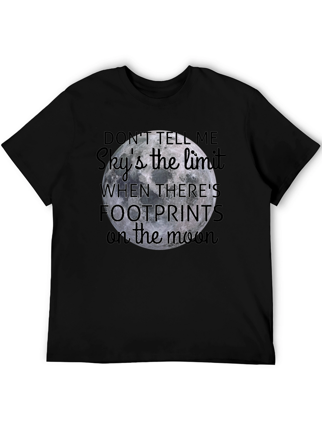 Moon Footprints Graphic Tee