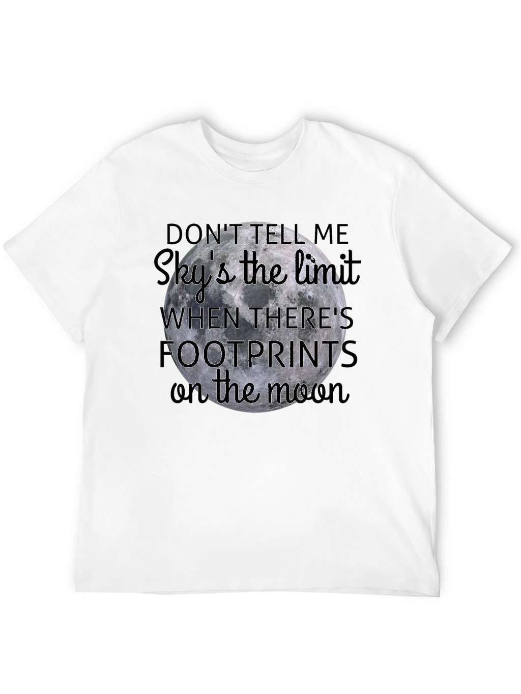 Moon Footprints Graphic Tee