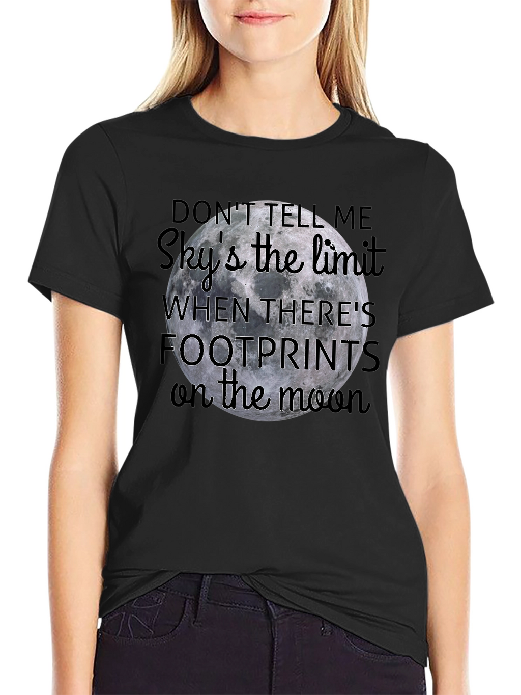 Moon Footprints Graphic Tee
