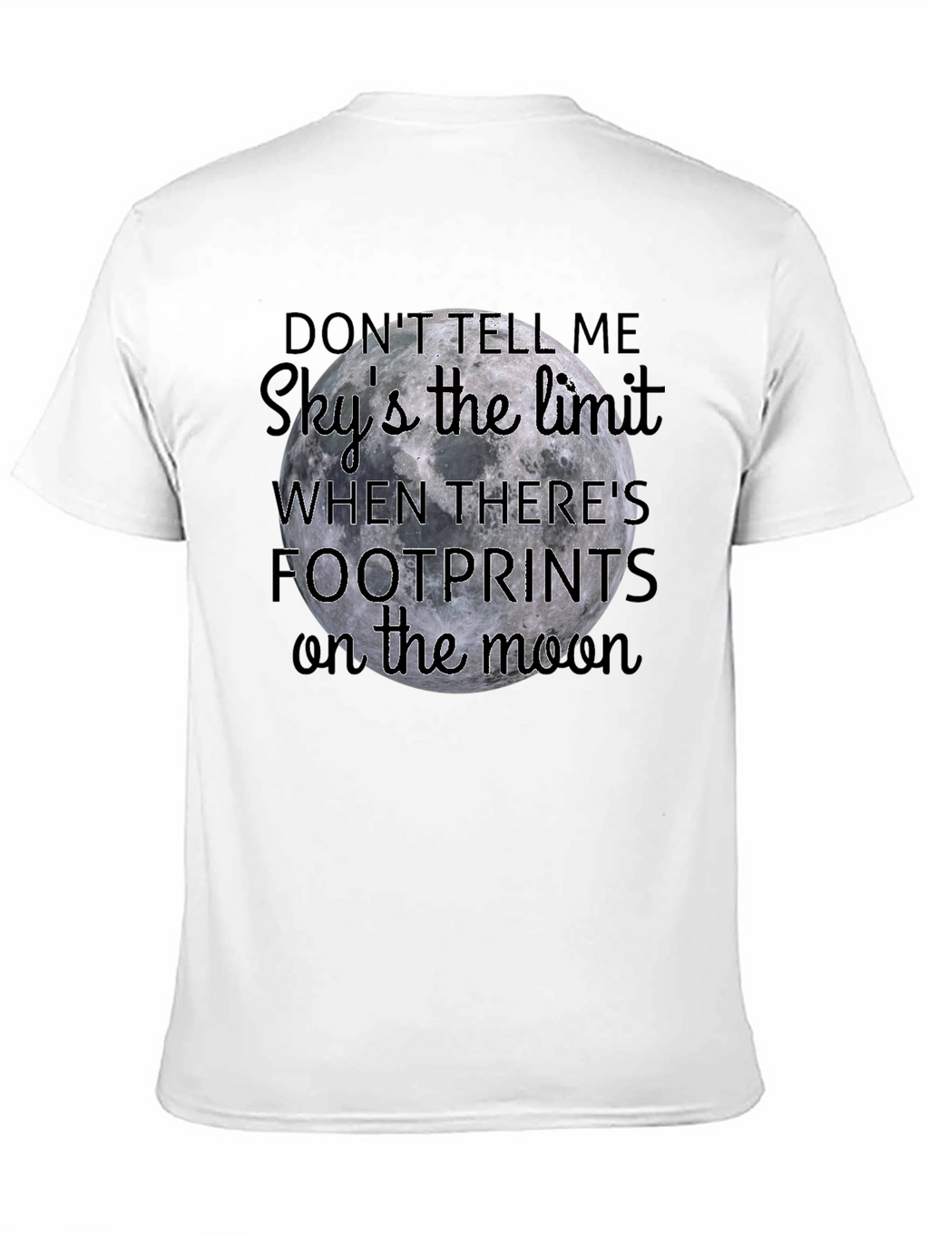 Moon Footprints Graphic Tee