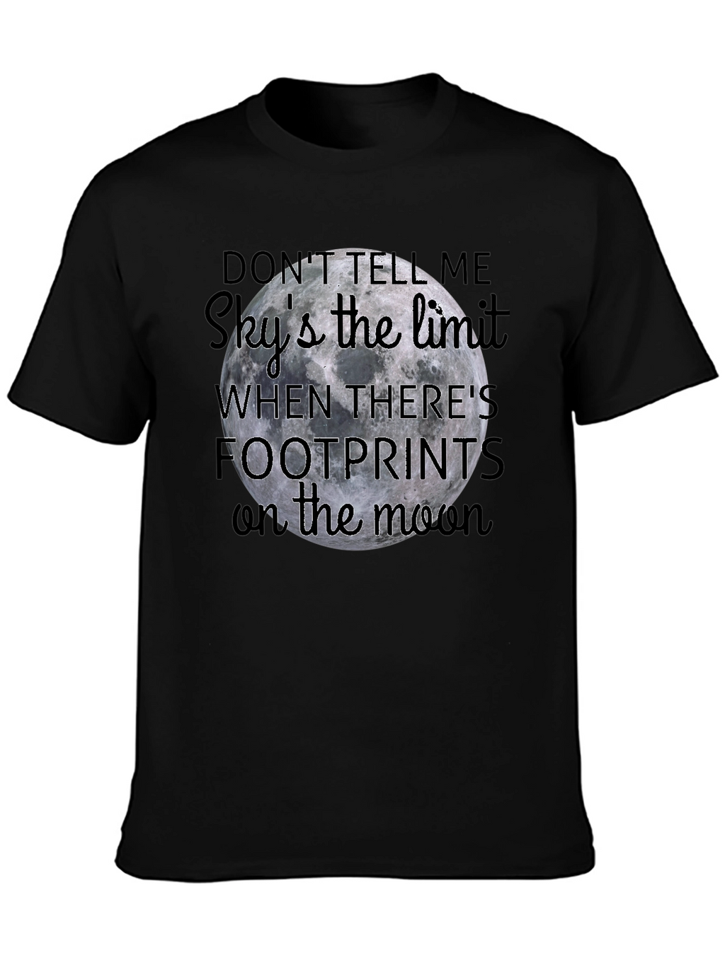 Moon Footprints Graphic Tee