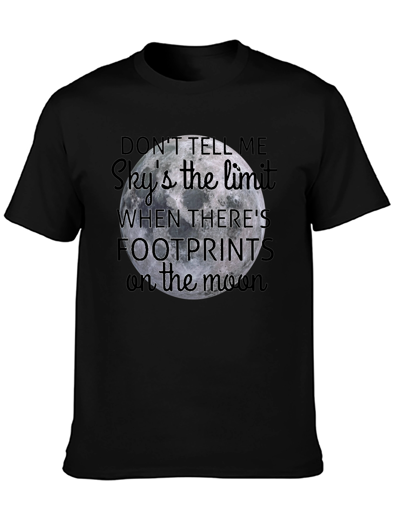 Moon Footprints Graphic Tee