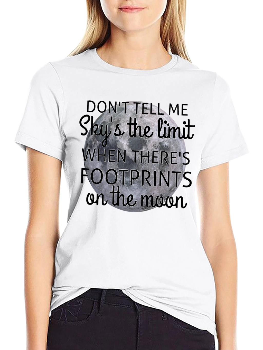 Moon Footprints Graphic Tee