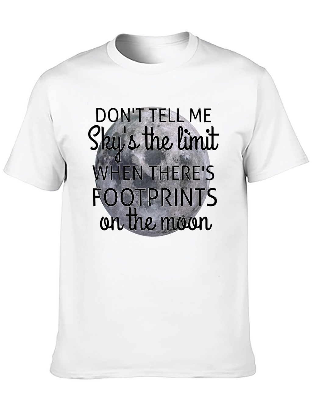 Moon Footprints Graphic Tee