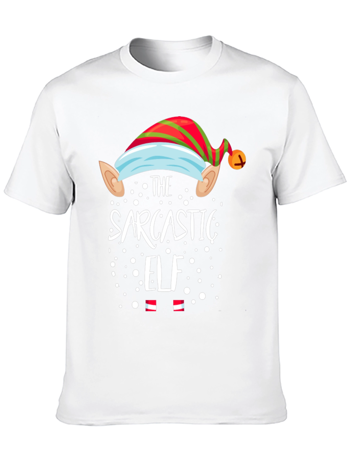 Sarcastic Elf Christmas Graphic Tee