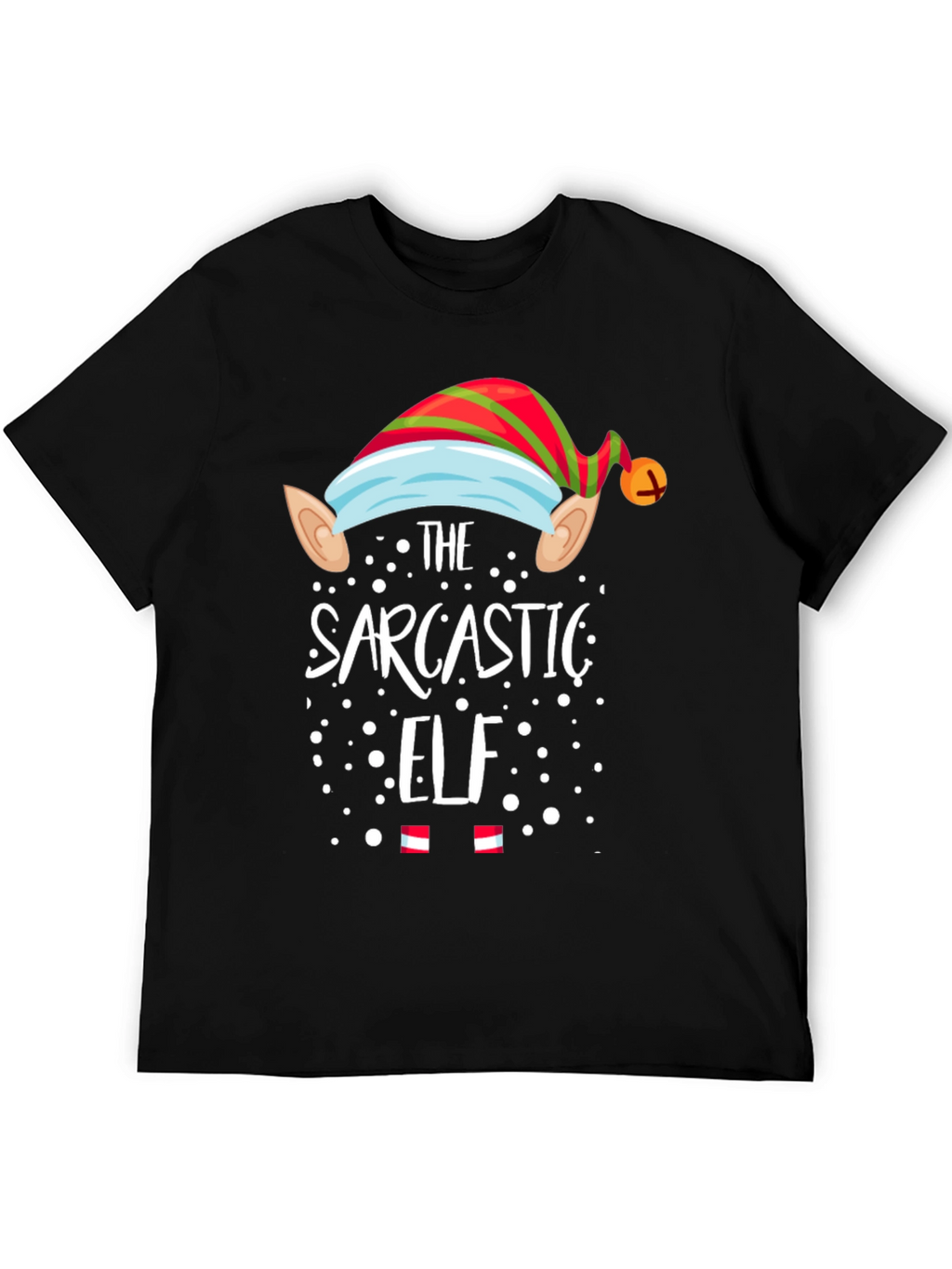 Sarcastic Elf Christmas Graphic Tee