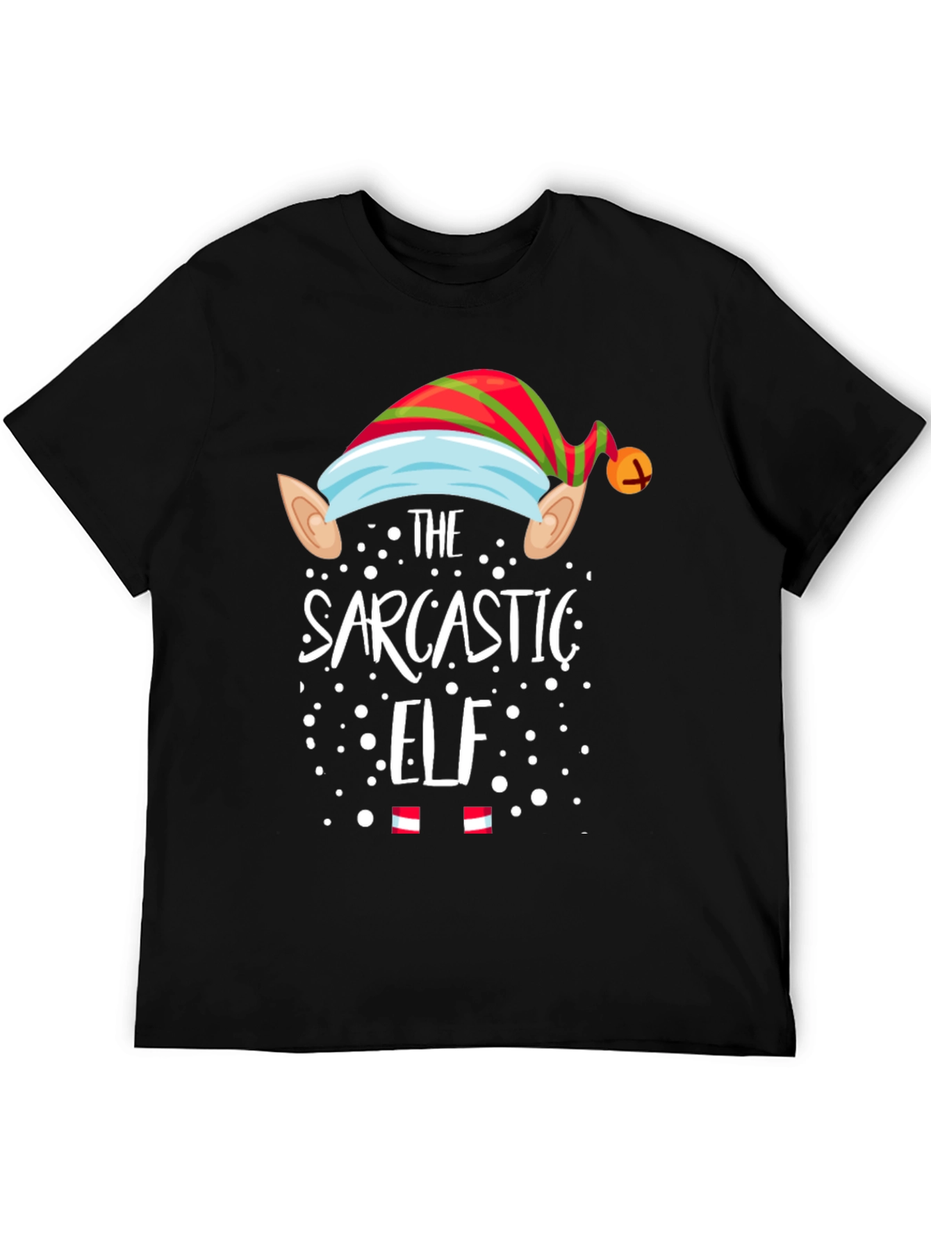 Sarcastic Elf Christmas Graphic Tee