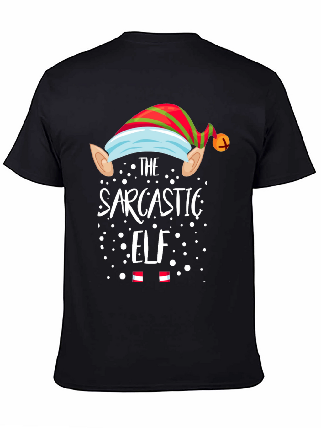 Sarcastic Elf Christmas Graphic Tee
