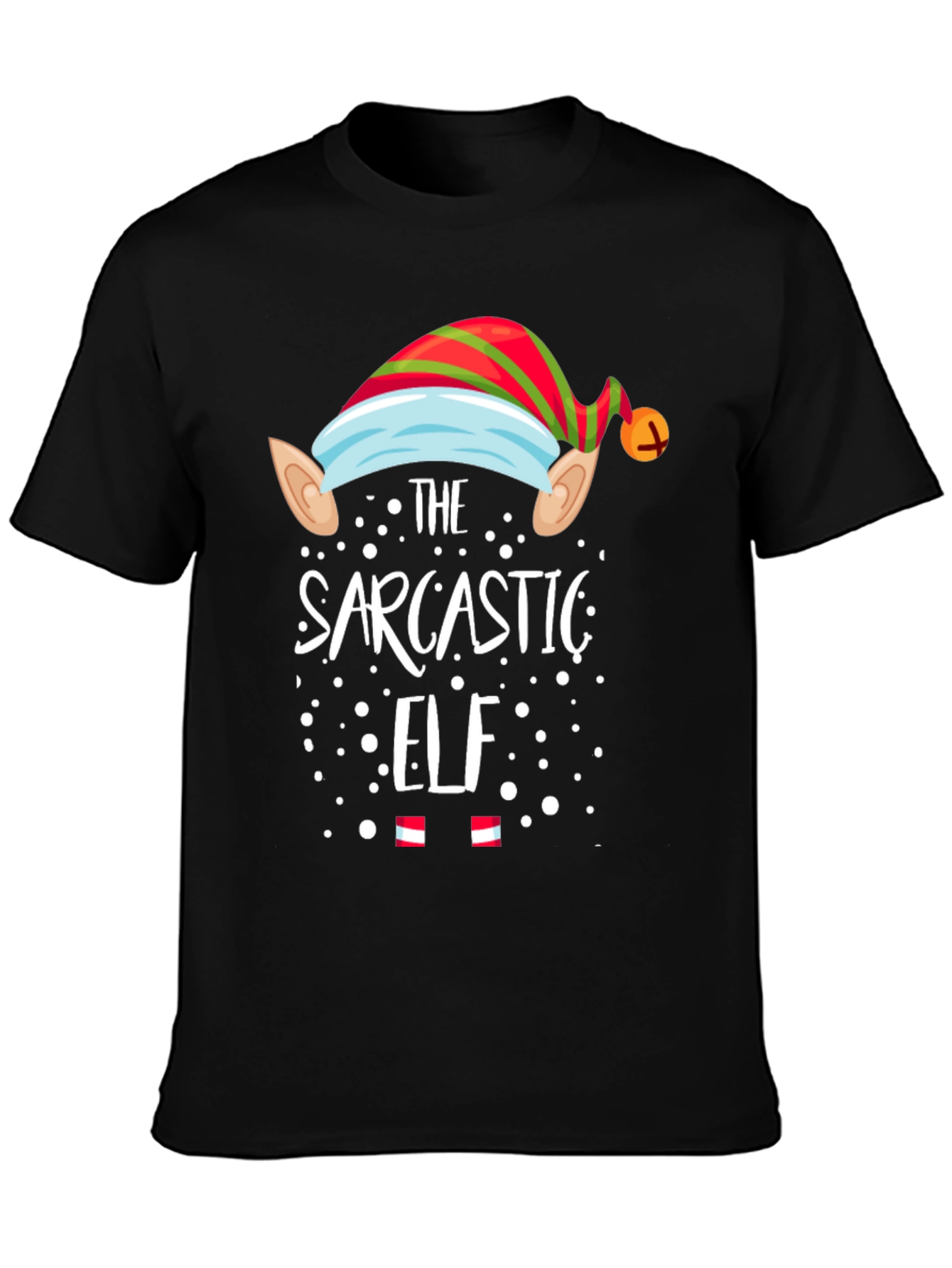 Sarcastic Elf Christmas Graphic Tee