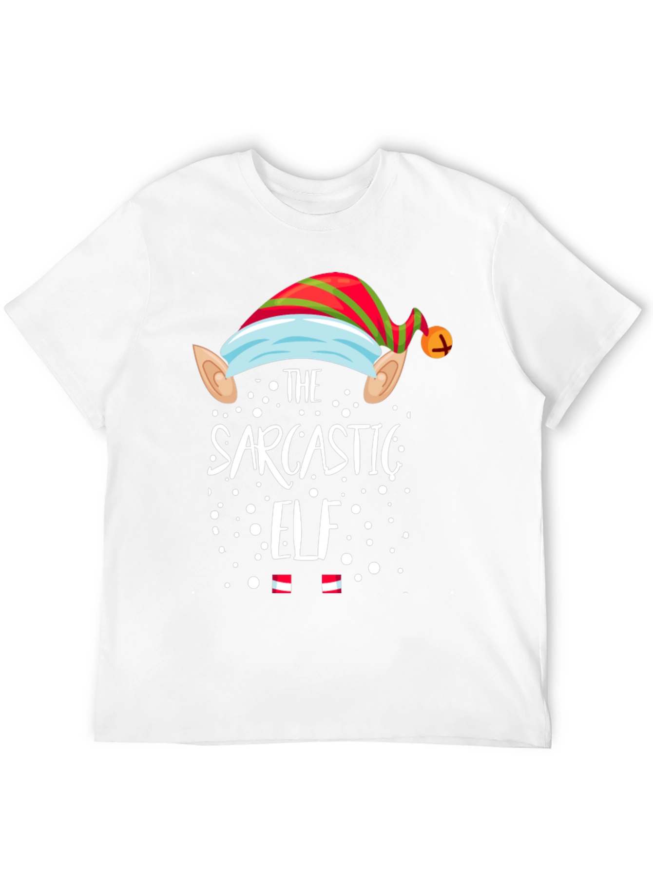 Sarcastic Elf Christmas Graphic Tee