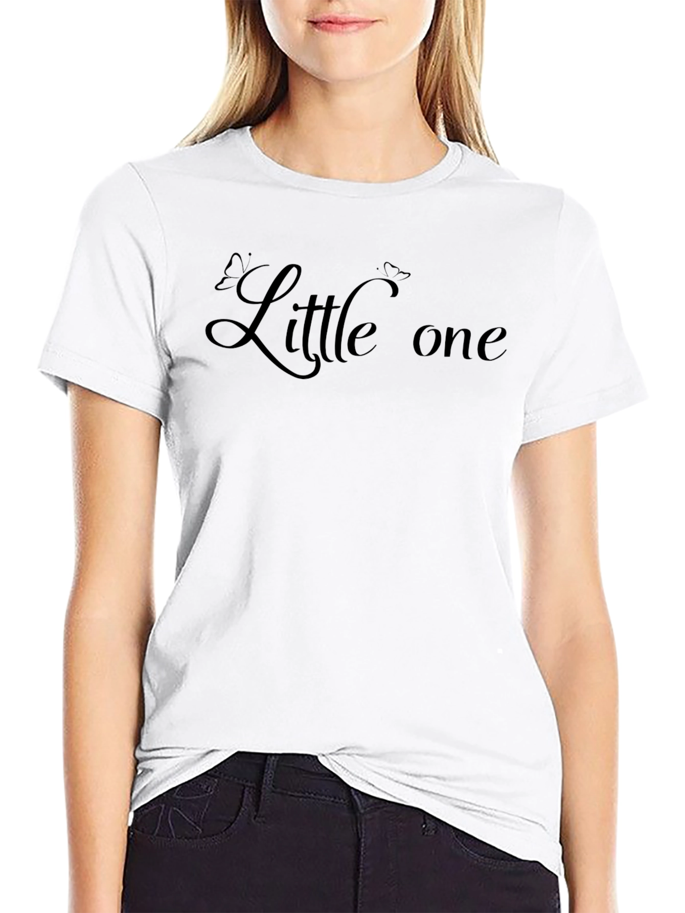 Little One Black T-Shirt Casual Wear
