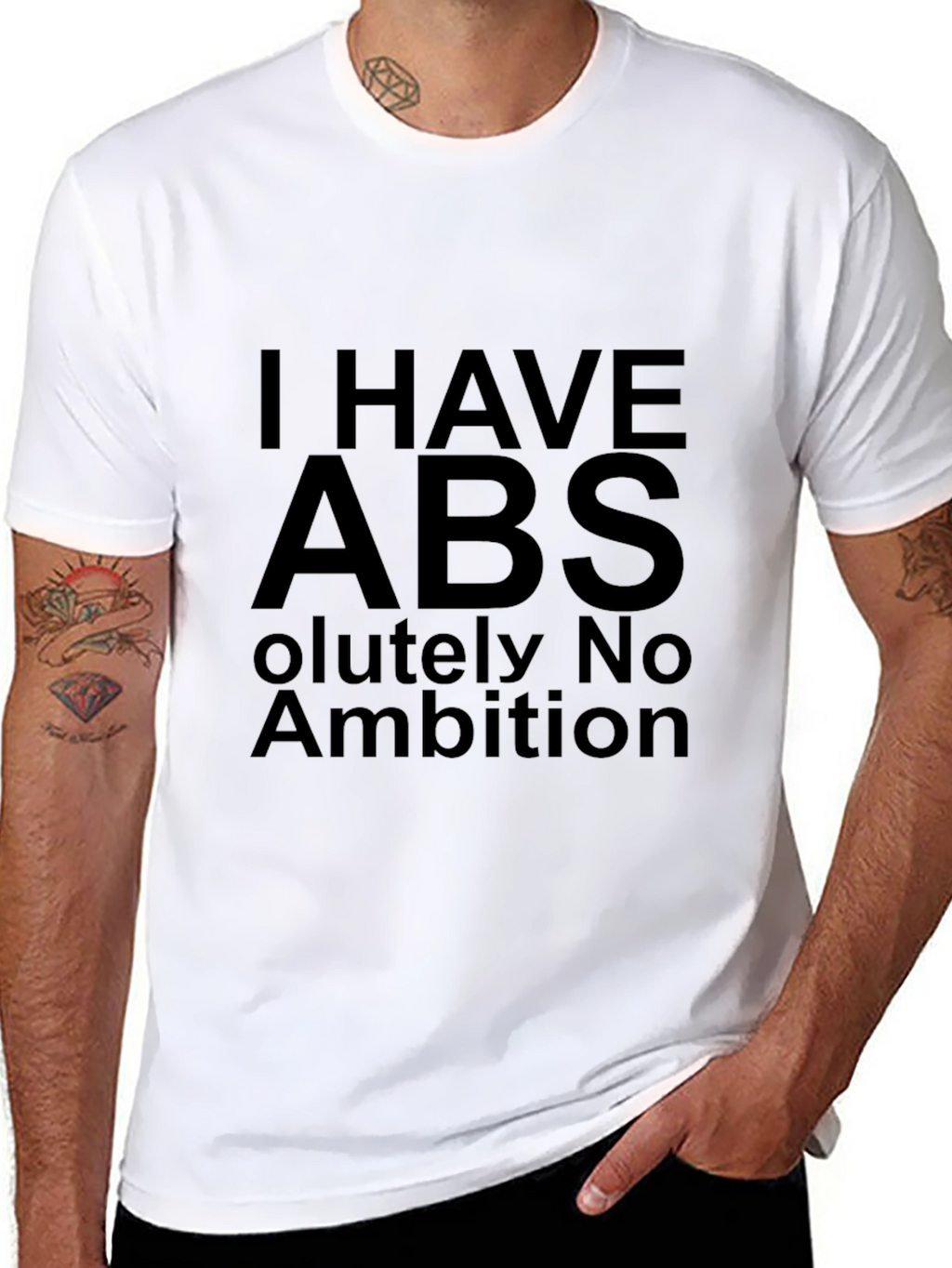 I Have Abs T-Shirt - Humor Graphic Tee