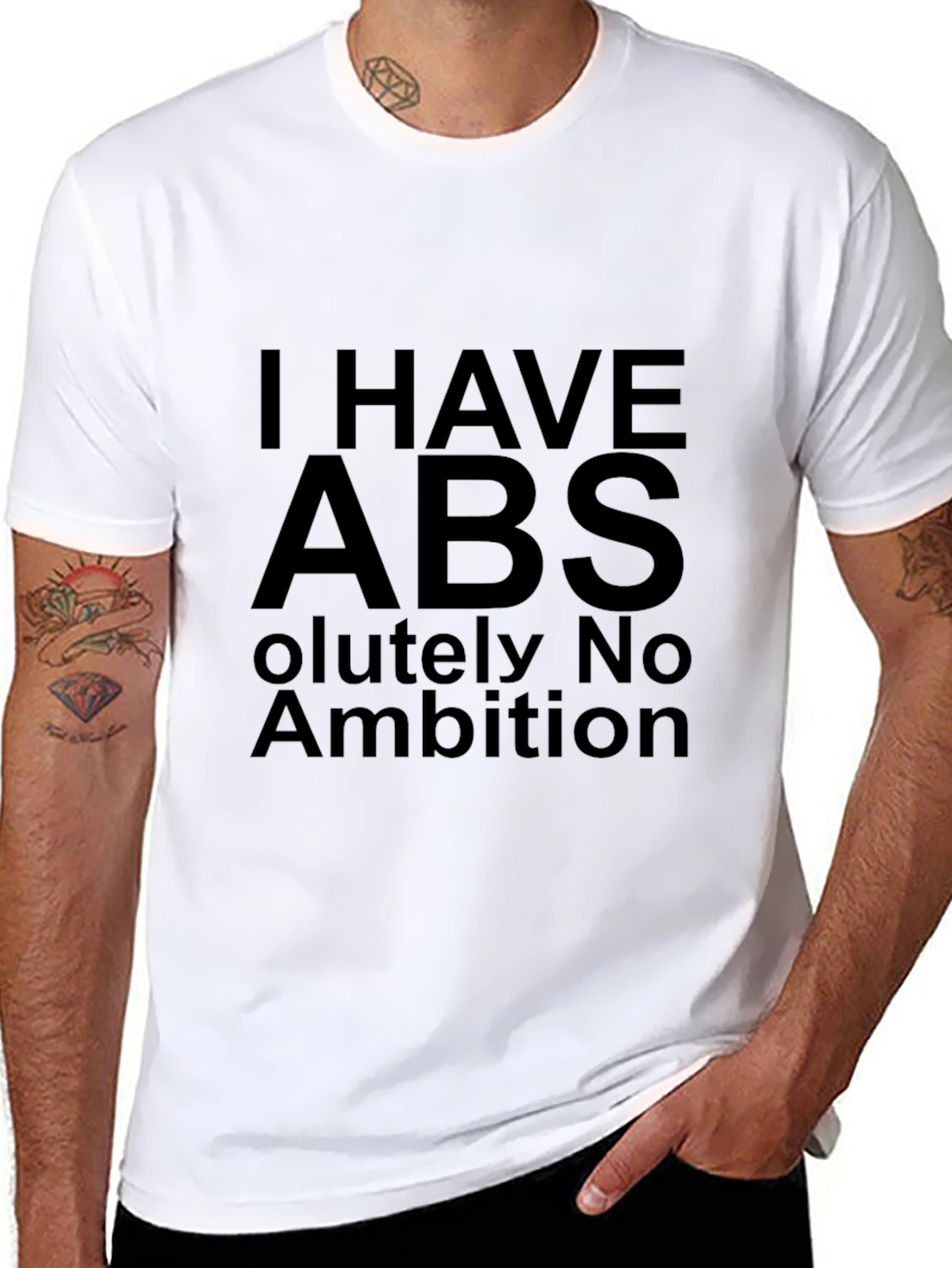 I Have Abs T-Shirt - Humor Graphic Tee