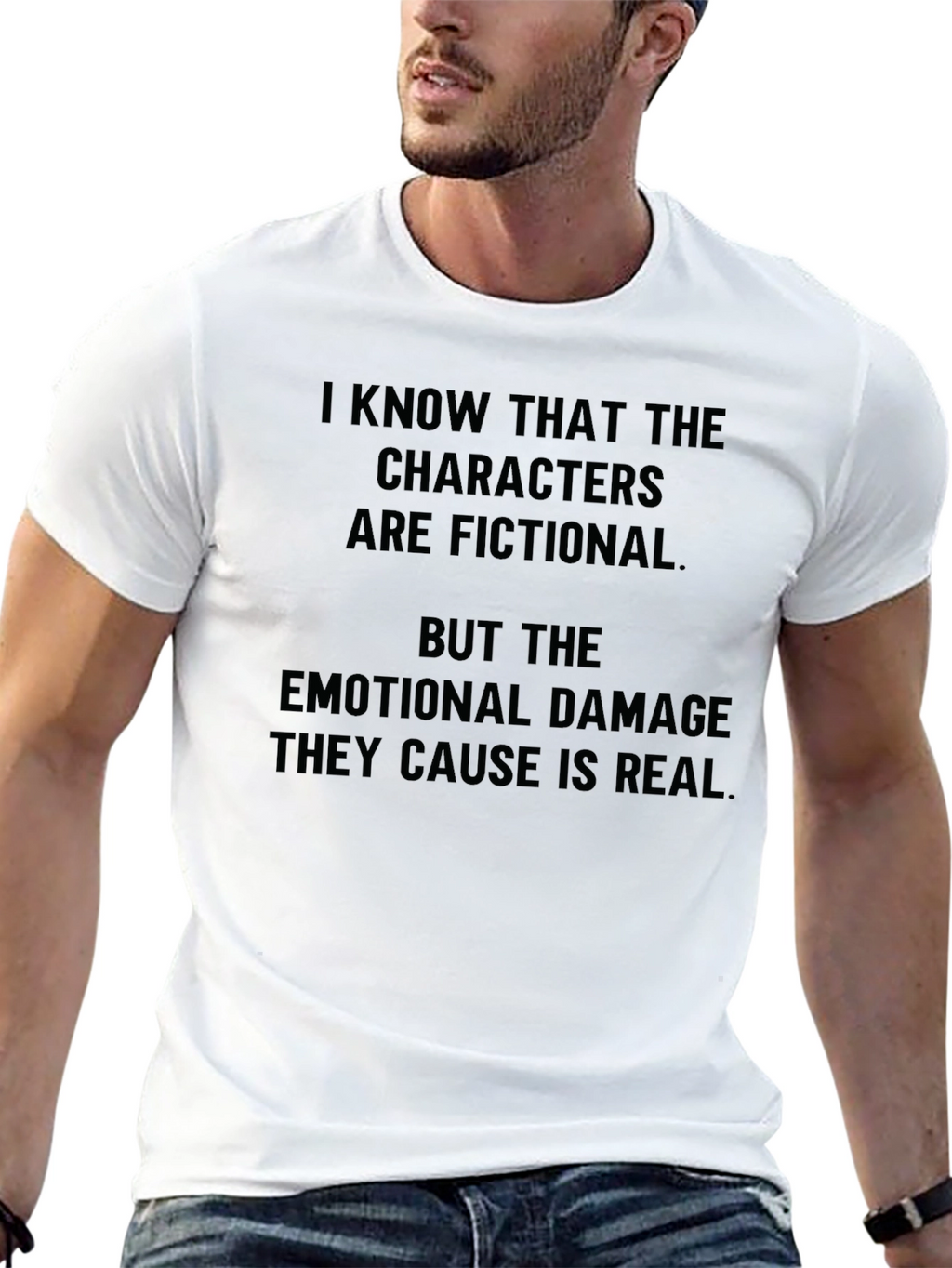 Fictional Characters Emotional Damage T-Shirt